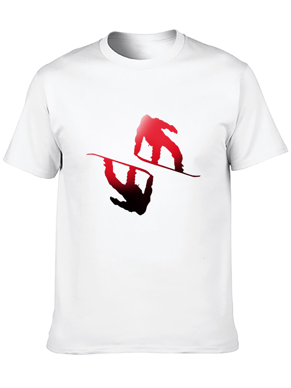 Snowboarder Graphic Tee - Black