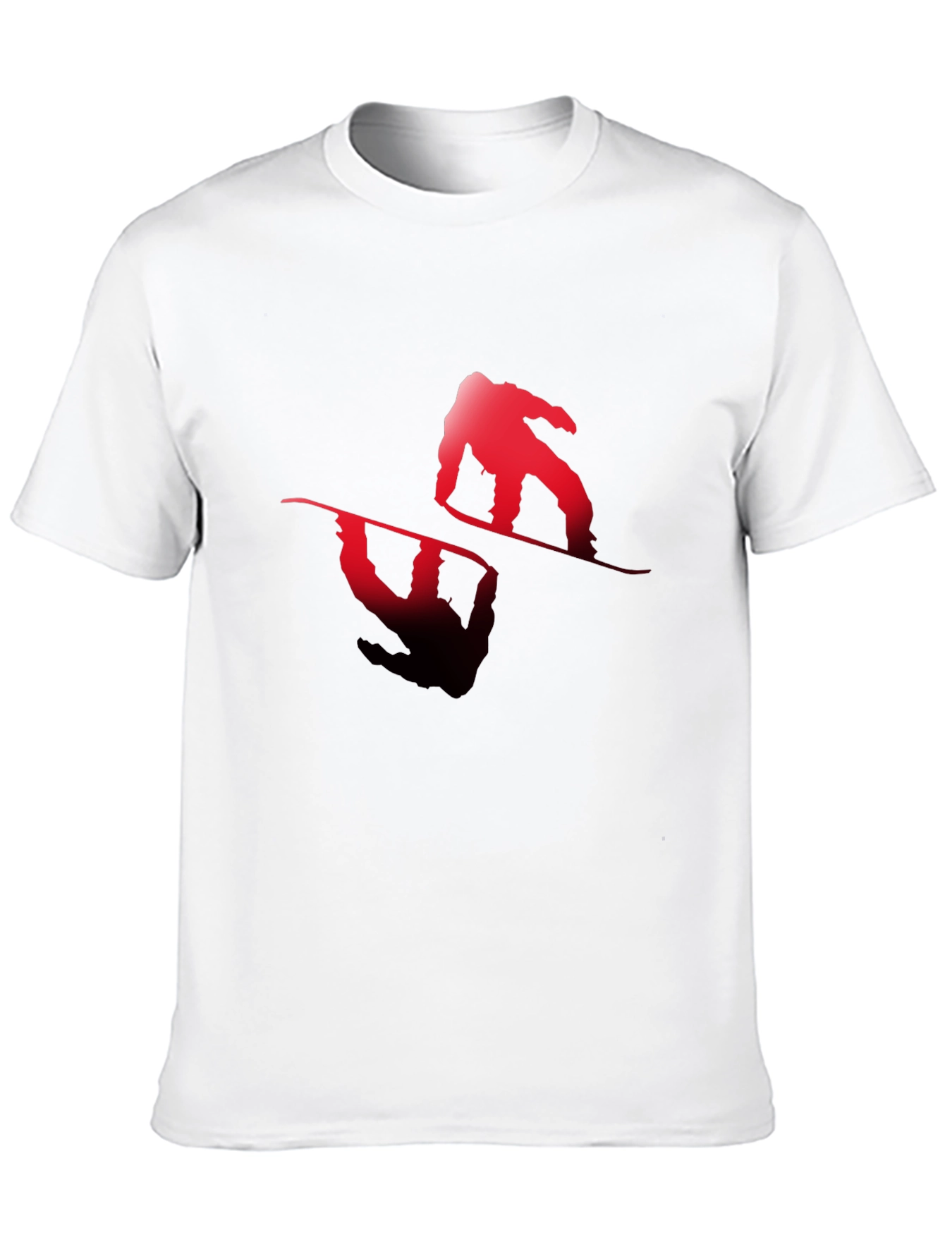 Snowboarder Graphic Tee - Black