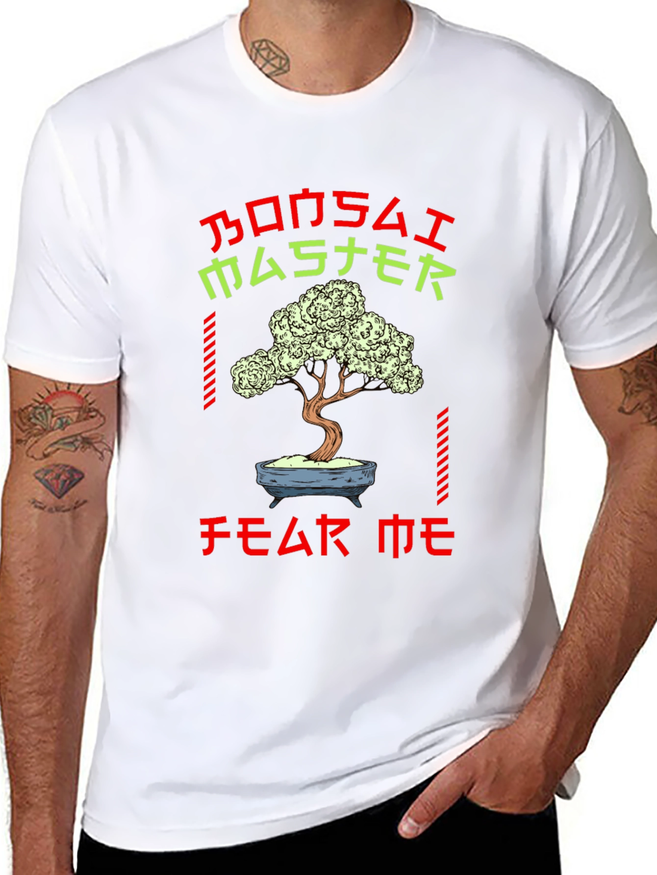 Bonsai Master Graphic Tee - Fear Me Unique Design