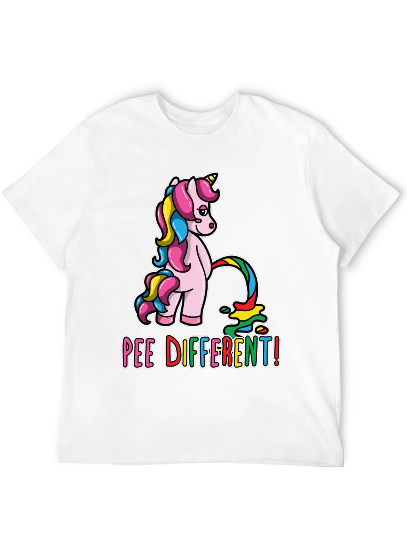 Pee Different Unicorn T-Shirt