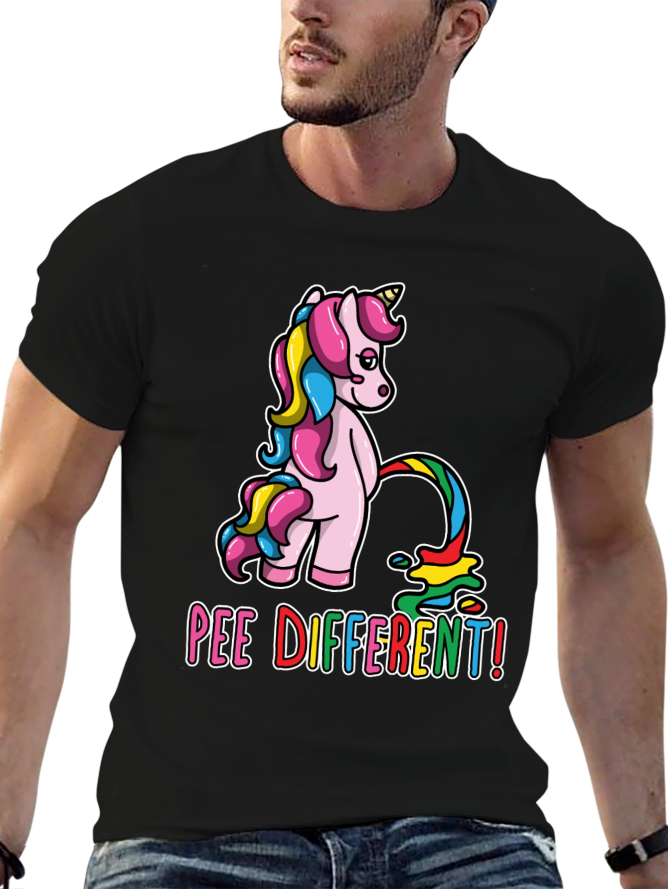 Pee Different Unicorn T-Shirt