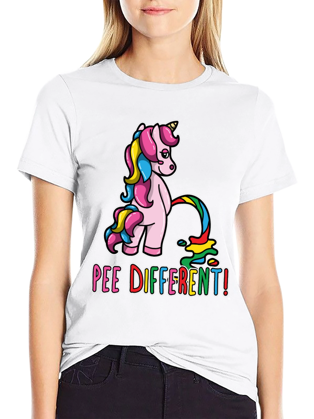 Pee Different Unicorn T-Shirt