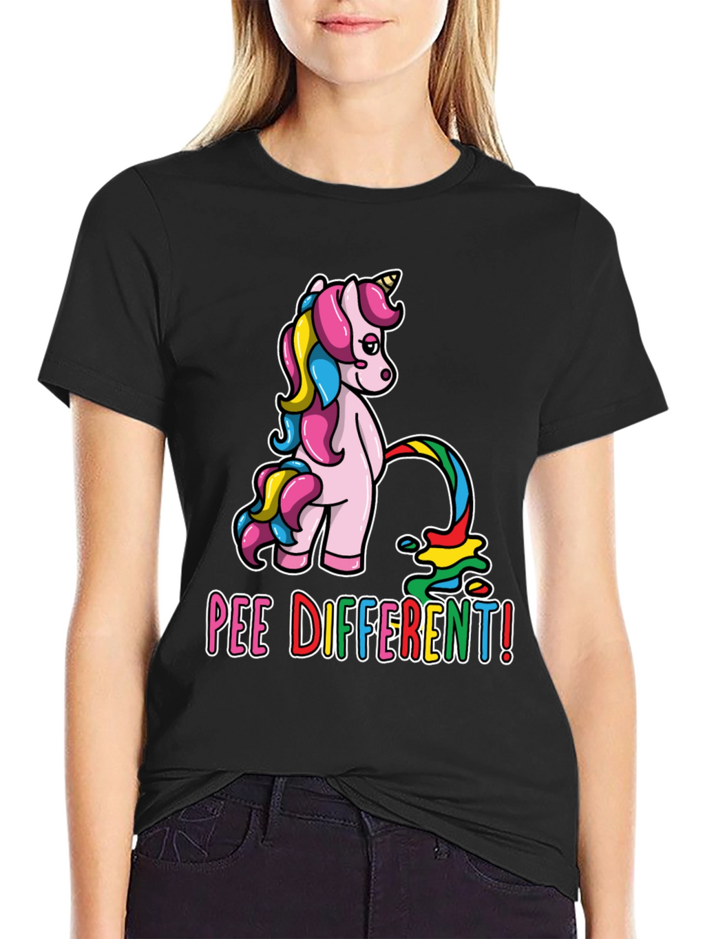 Pee Different Unicorn T-Shirt