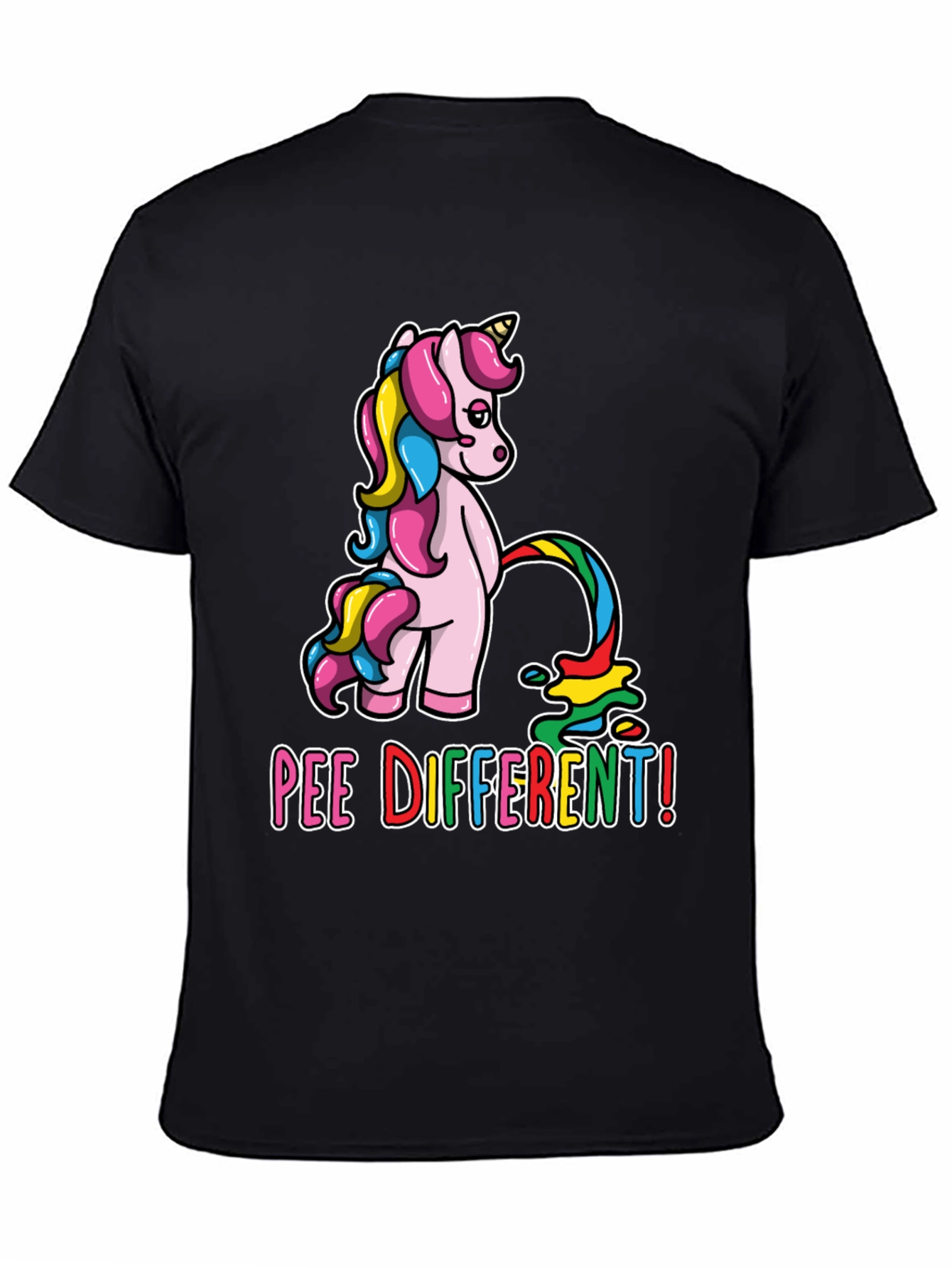 Pee Different Unicorn T-Shirt