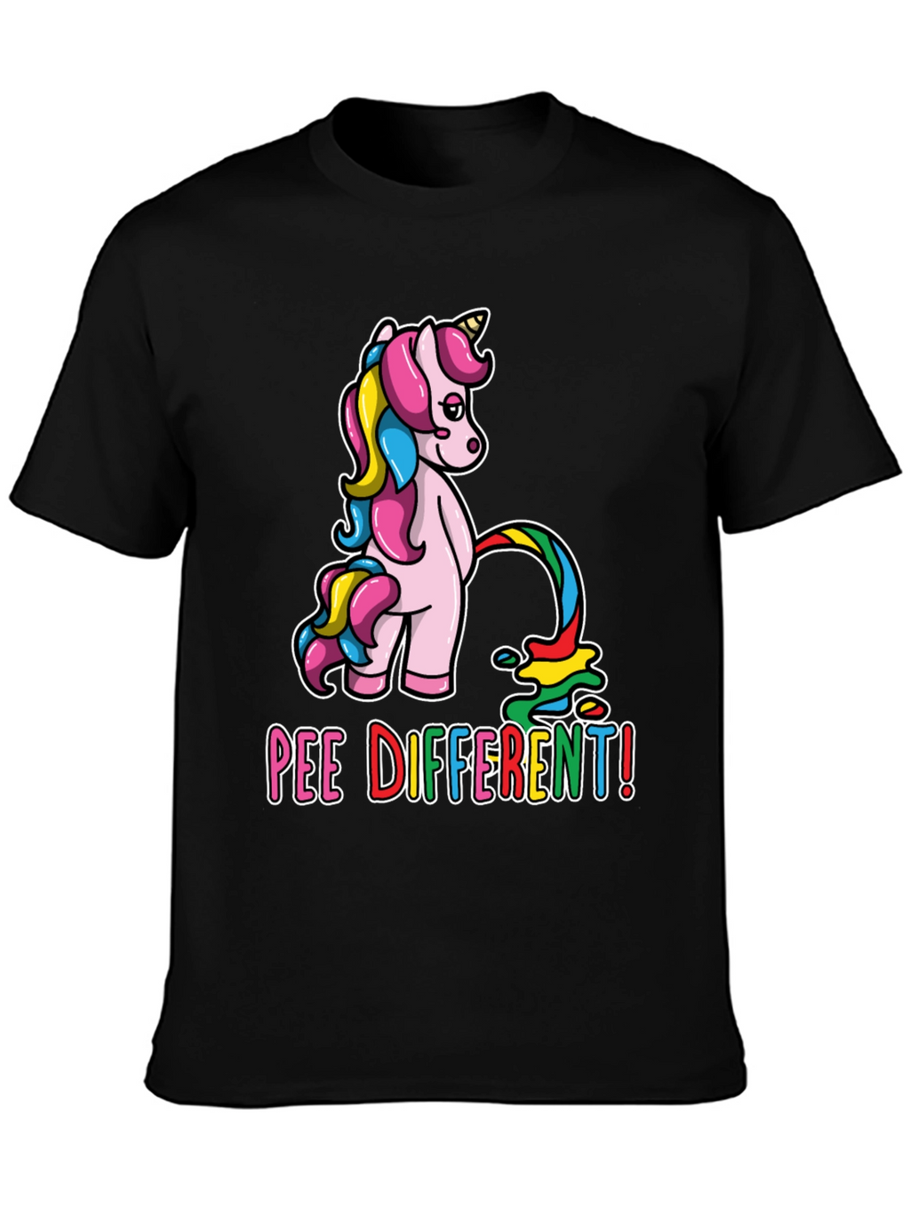 Pee Different Unicorn T-Shirt