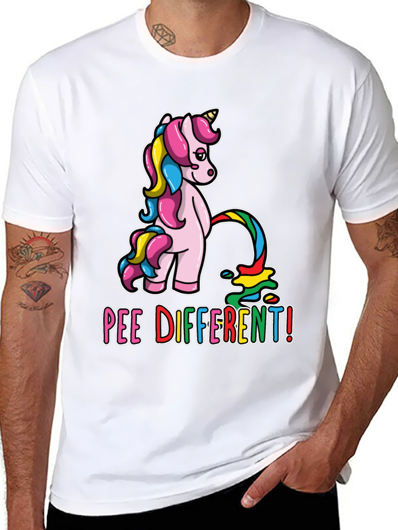 Pee Different Unicorn T-Shirt