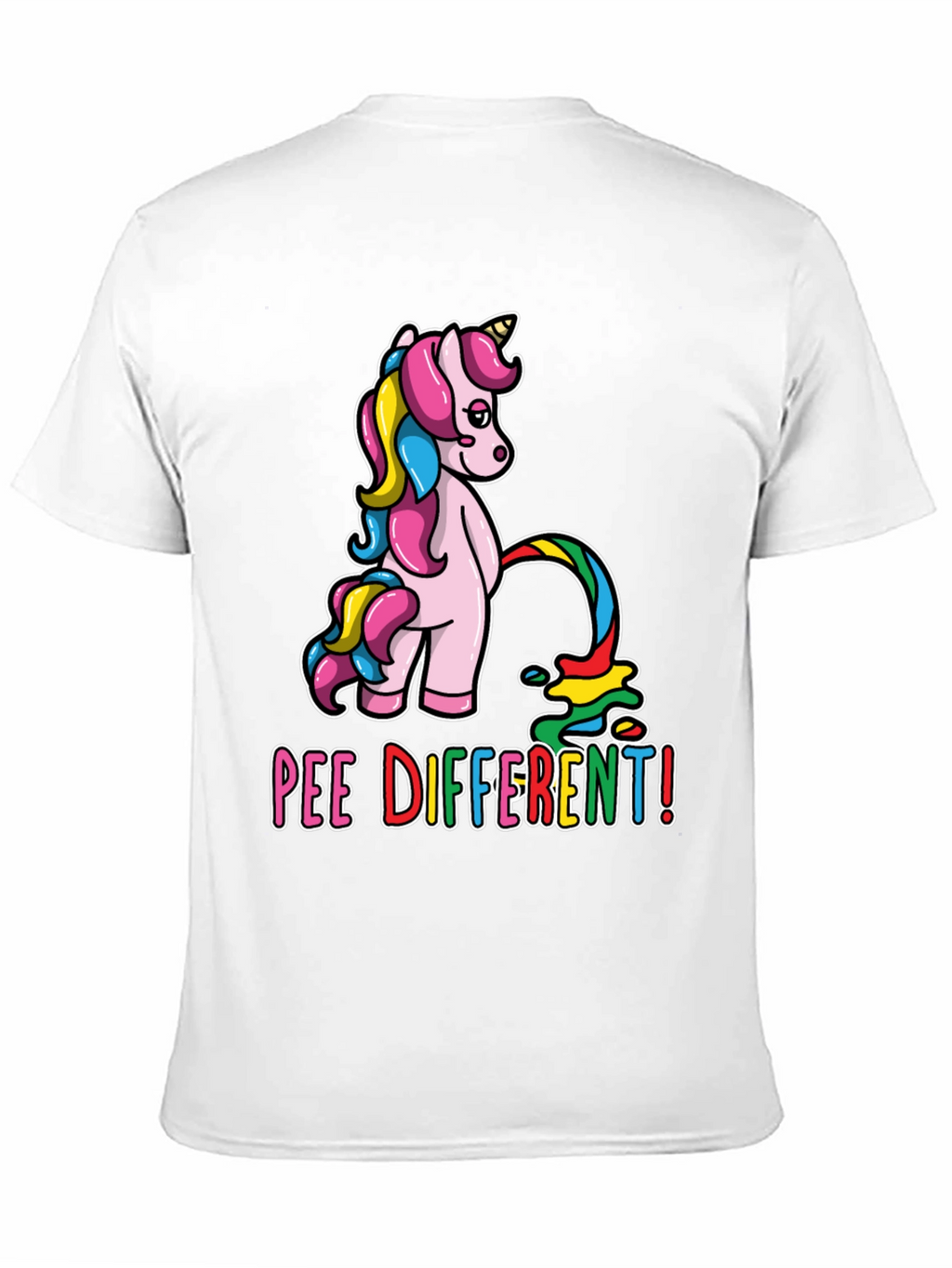 Pee Different Unicorn T-Shirt