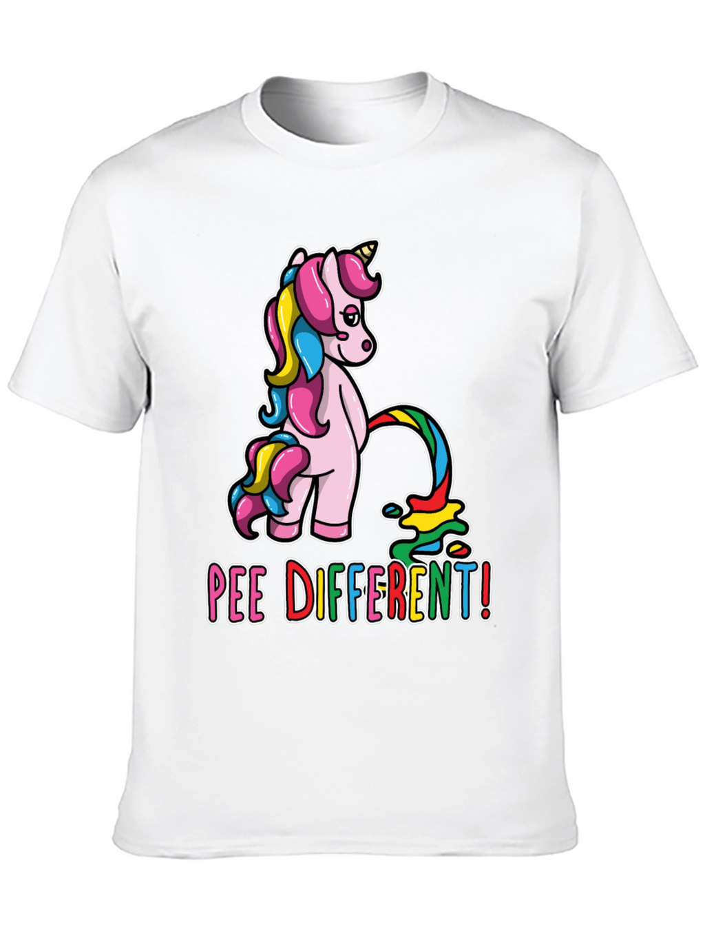 Pee Different Unicorn T-Shirt