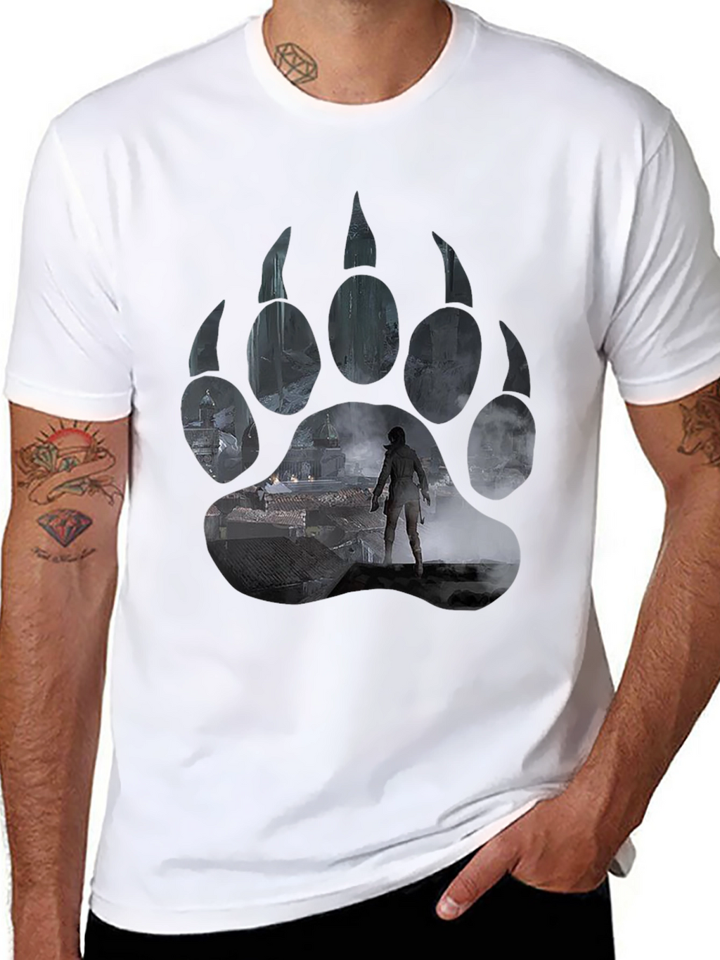 Shadow of the Tomb Raider Bear Paw T-Shirt