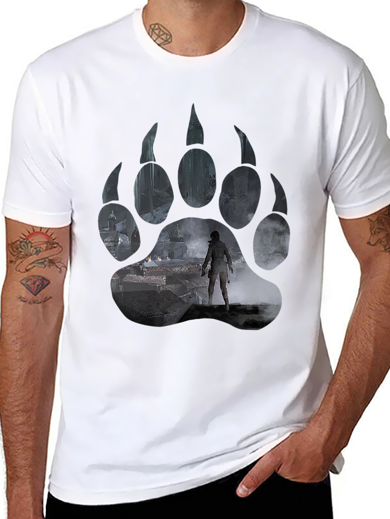 Shadow of the Tomb Raider Bear Paw T-Shirt