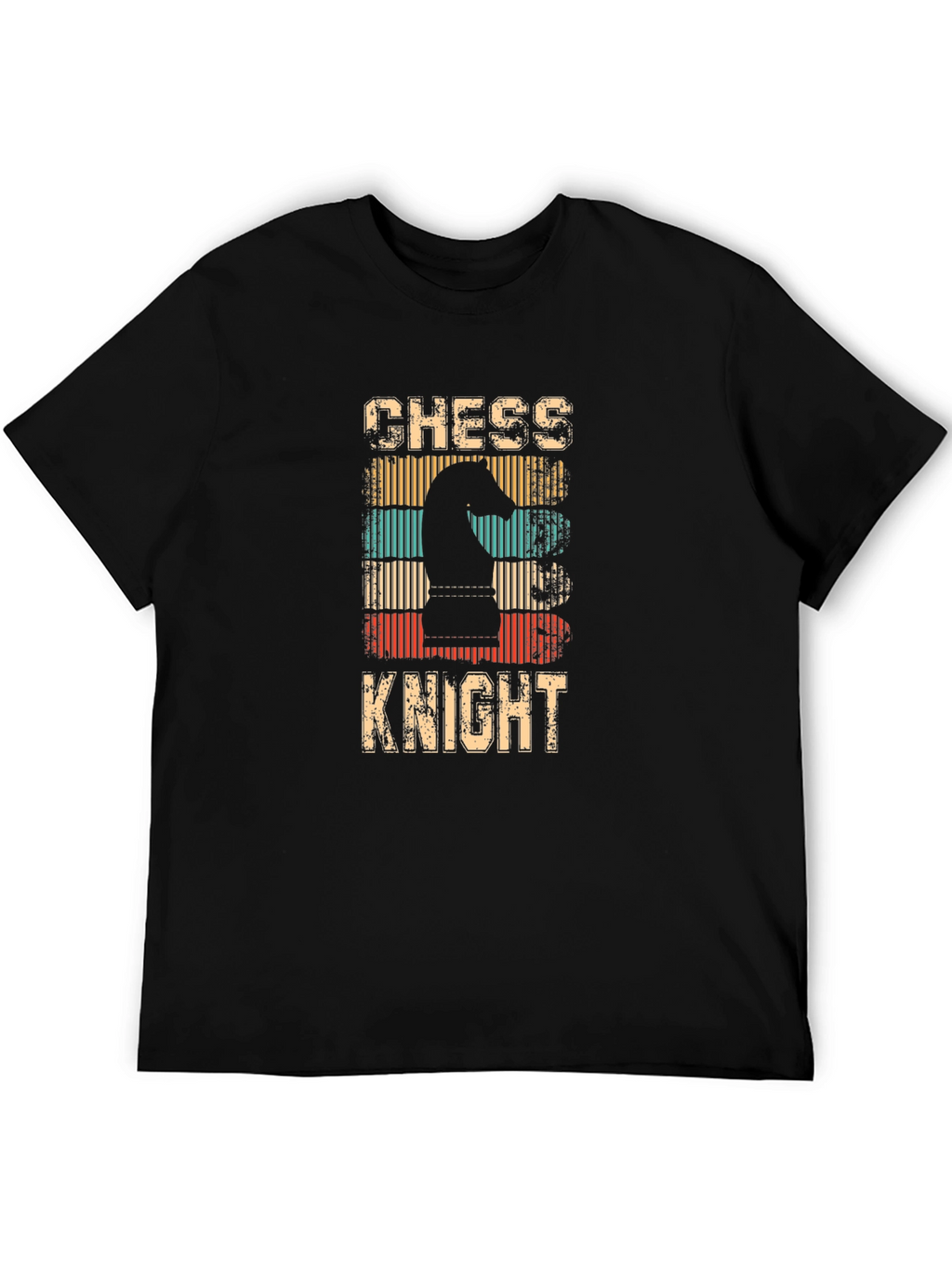 Chess Knight Retro Style T-Shirt