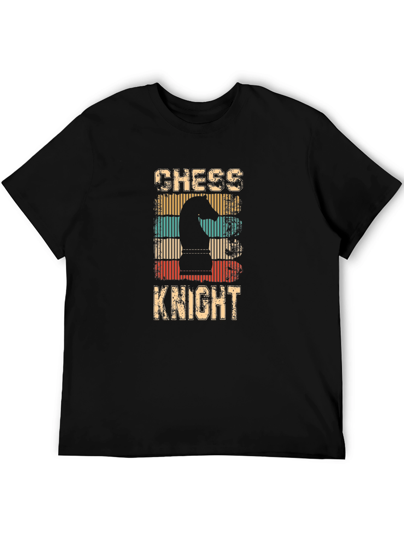 Chess Knight Retro Style T-Shirt