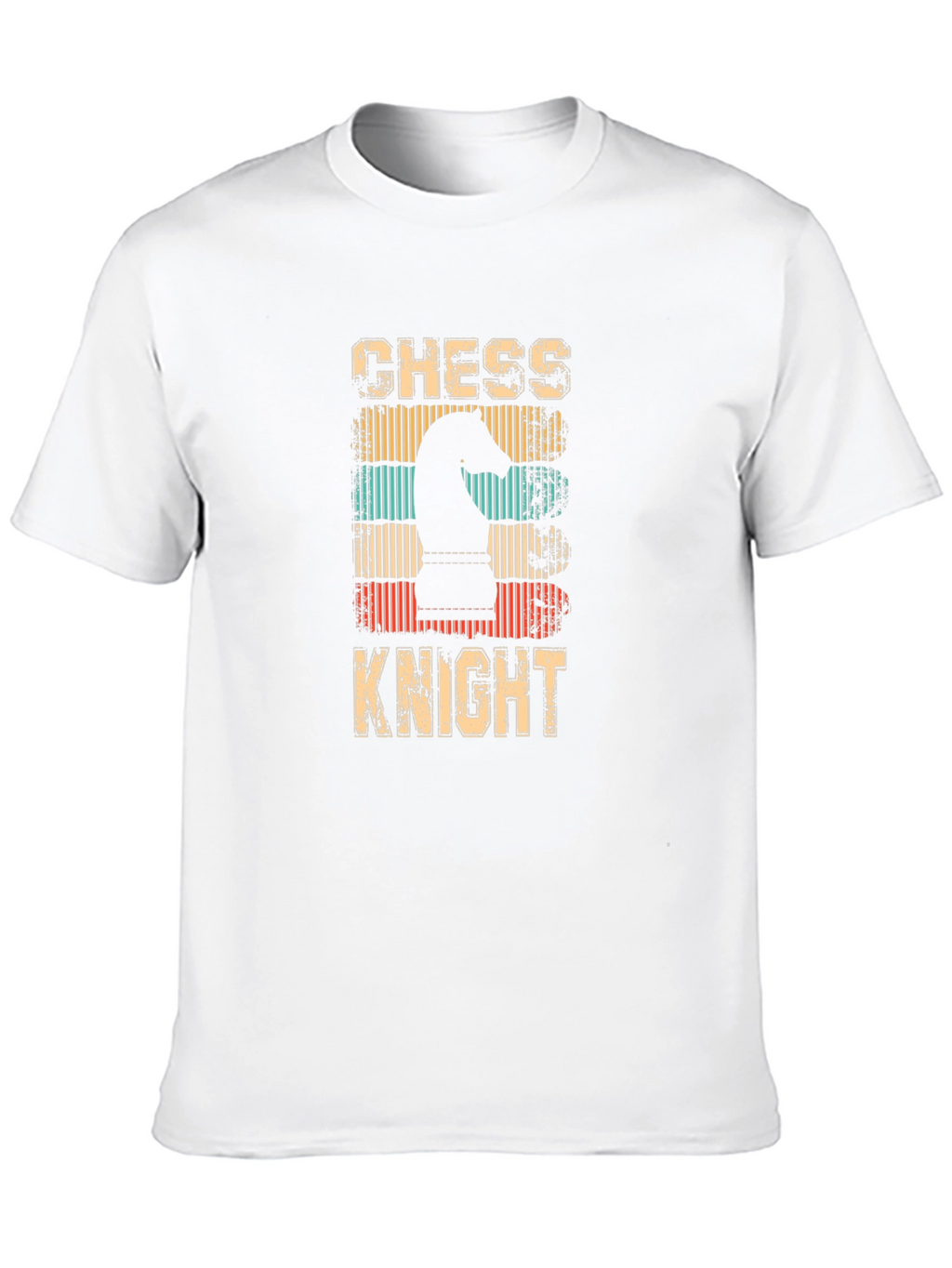 Chess Knight Retro Style T-Shirt