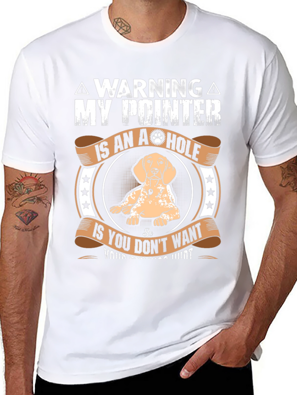 Warning My Pointer Is An A-Hole T-Shirt