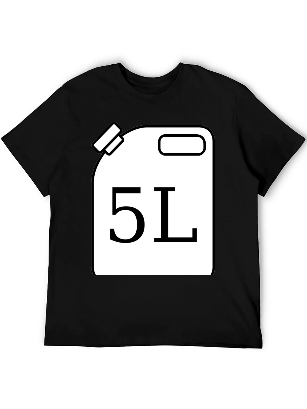 Funny 5L Gas Can T-Shirt - Novelty Graphic Tee