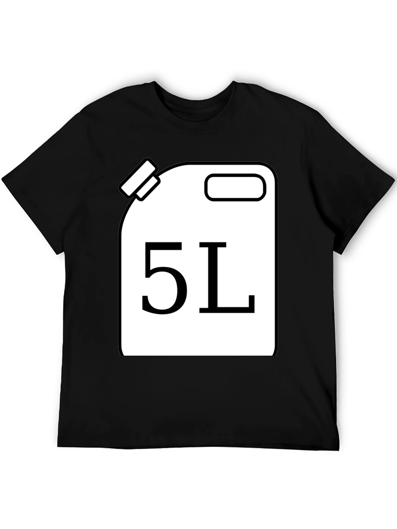 Funny 5L Gas Can T-Shirt - Novelty Graphic Tee