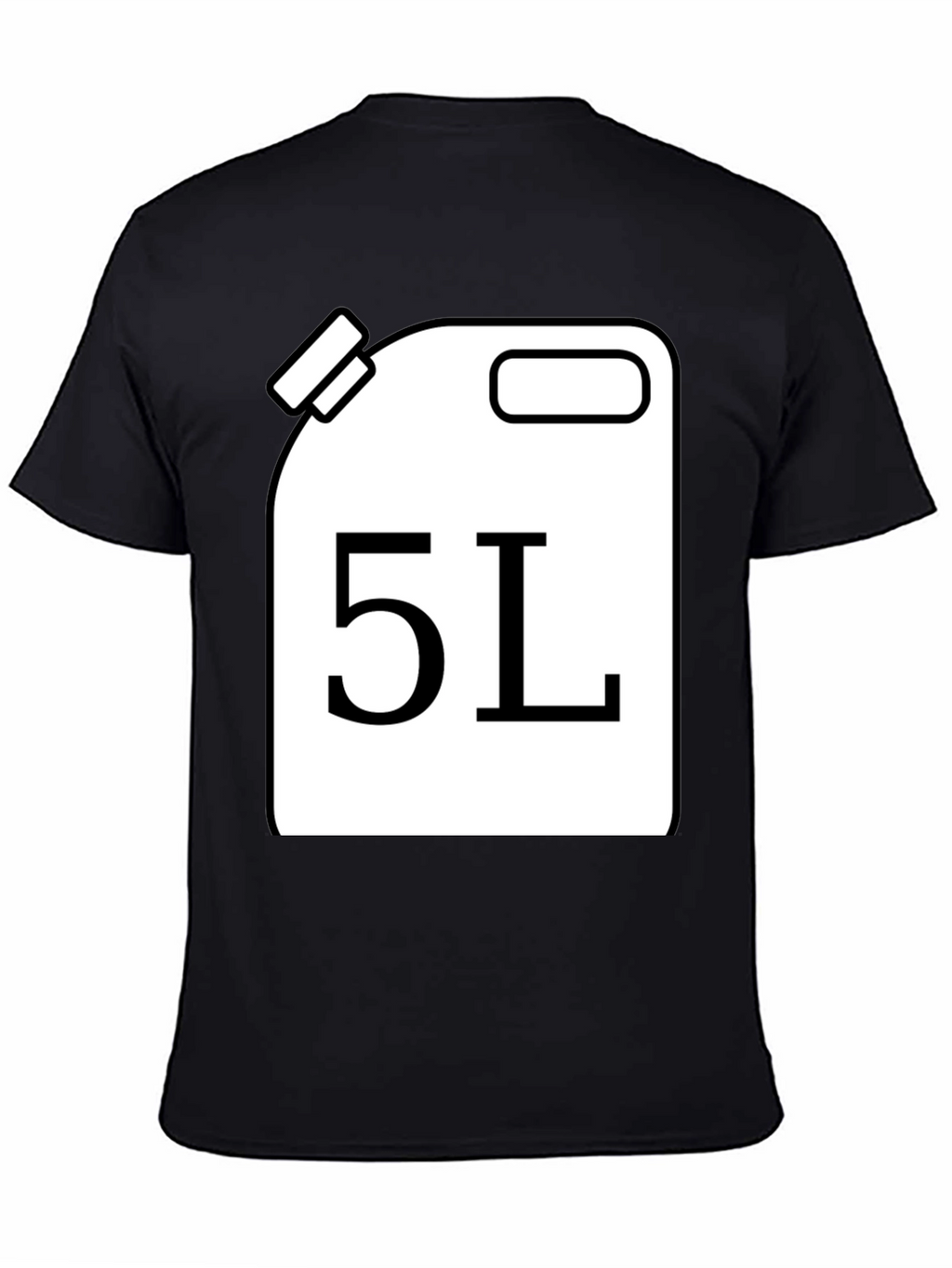 Funny 5L Gas Can T-Shirt - Novelty Graphic Tee