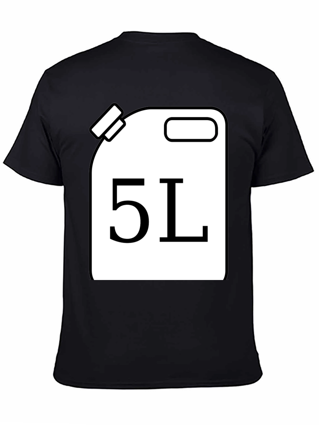 Funny 5L Gas Can T-Shirt - Novelty Graphic Tee
