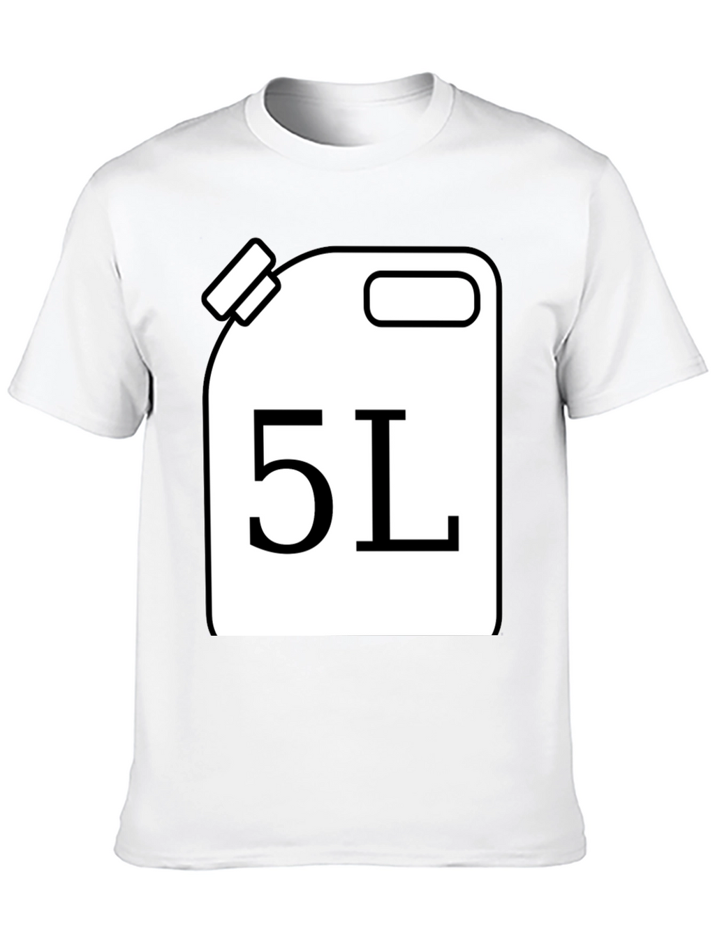 Funny 5L Gas Can T-Shirt - Novelty Graphic Tee