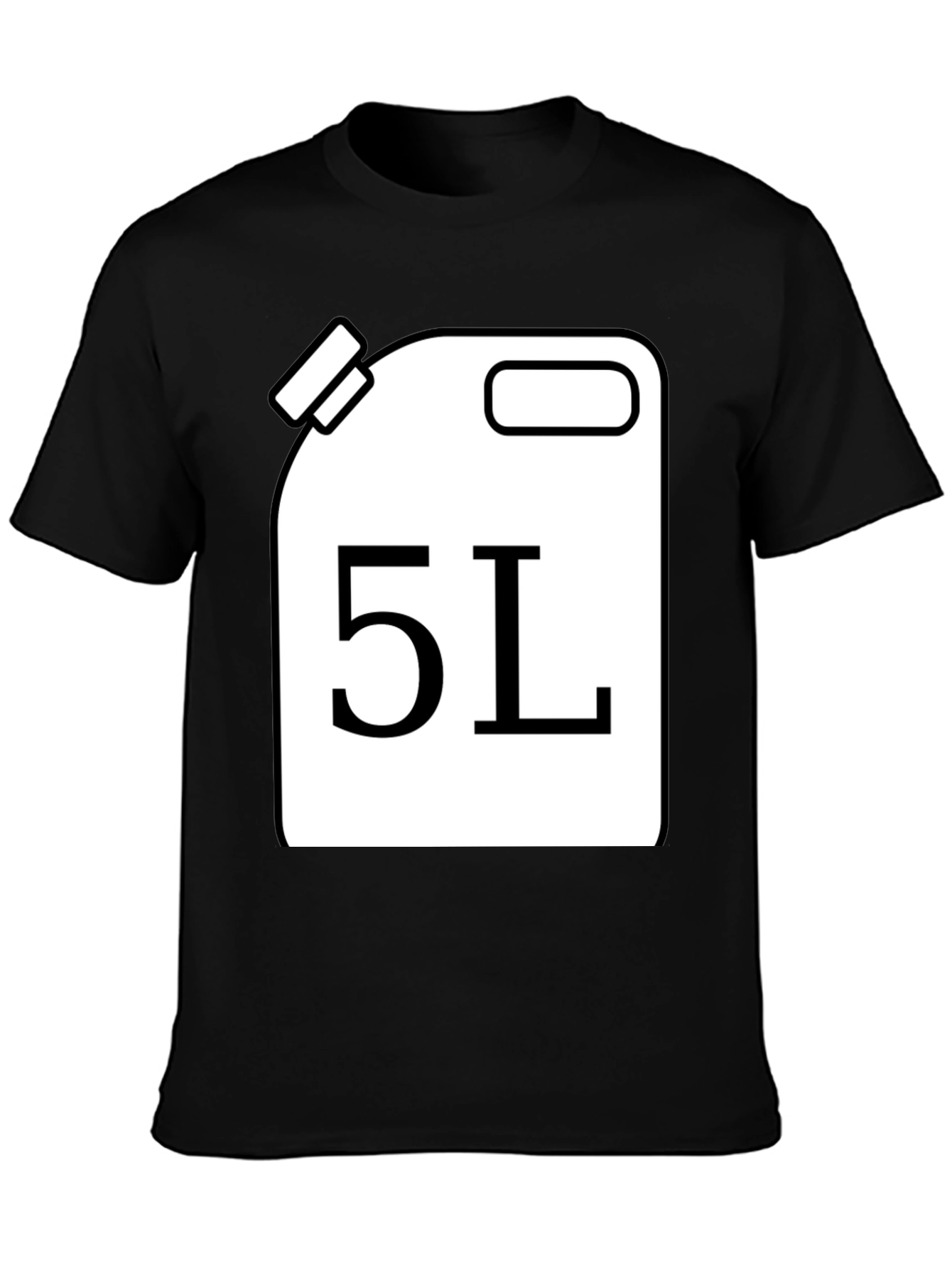 Funny 5L Gas Can T-Shirt - Novelty Graphic Tee