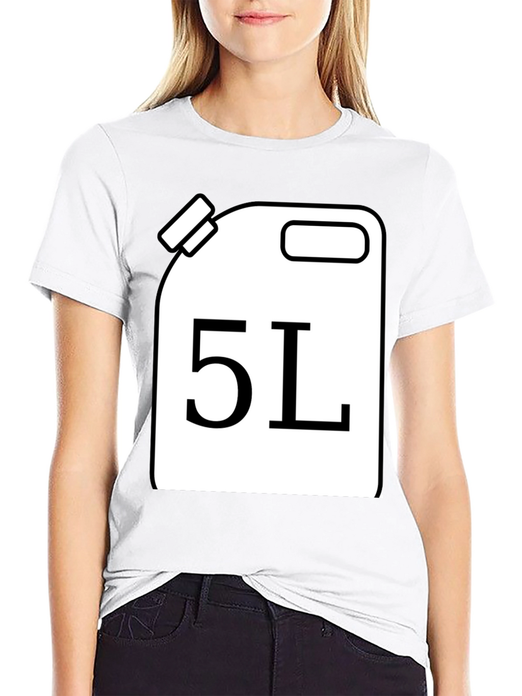 Funny 5L Gas Can T-Shirt - Novelty Graphic Tee