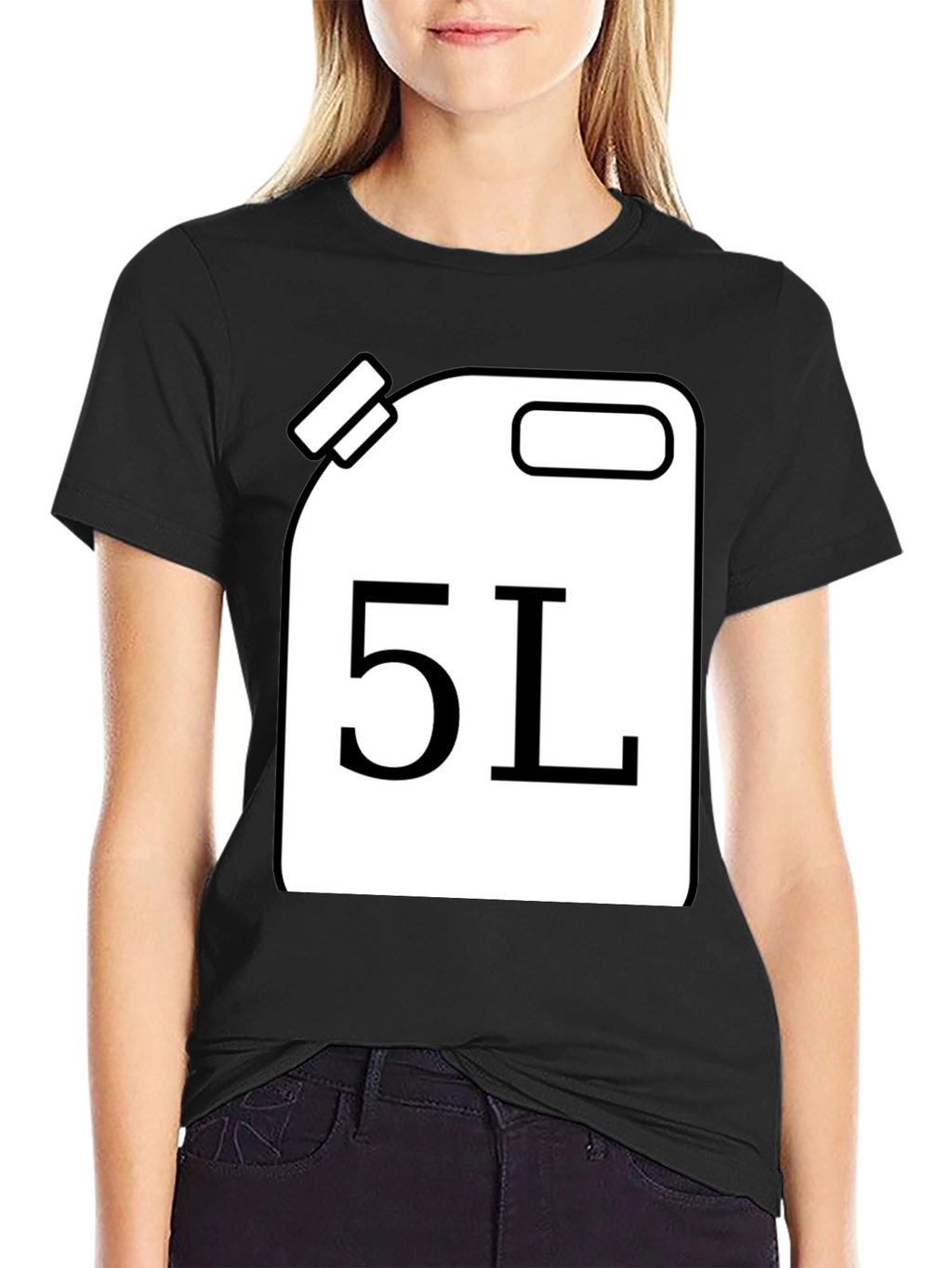 Funny 5L Gas Can T-Shirt - Novelty Graphic Tee