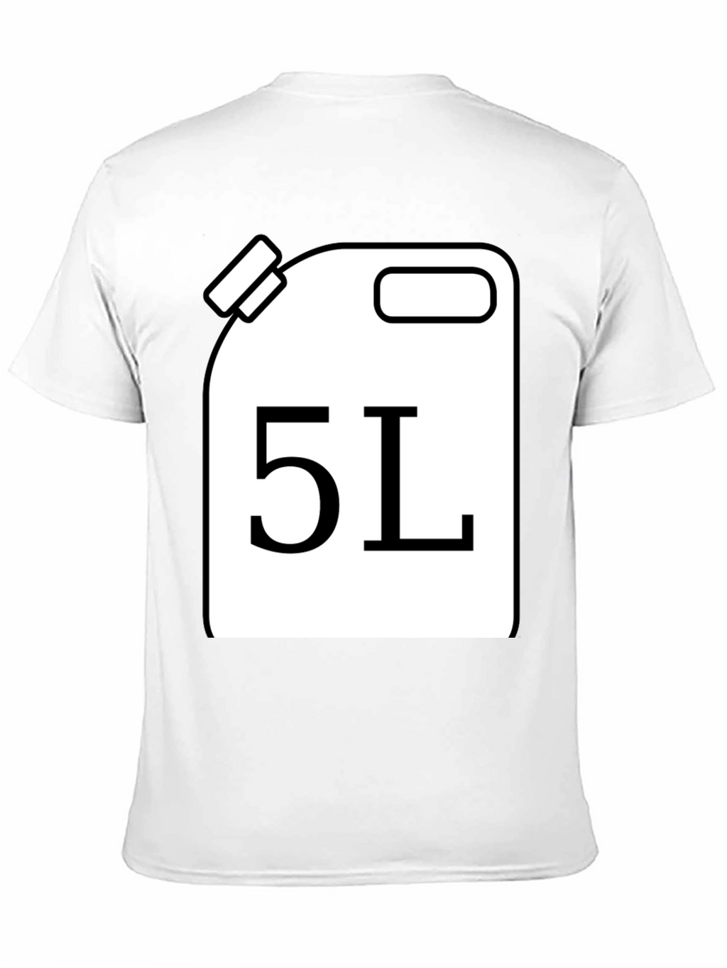 Funny 5L Gas Can T-Shirt - Novelty Graphic Tee