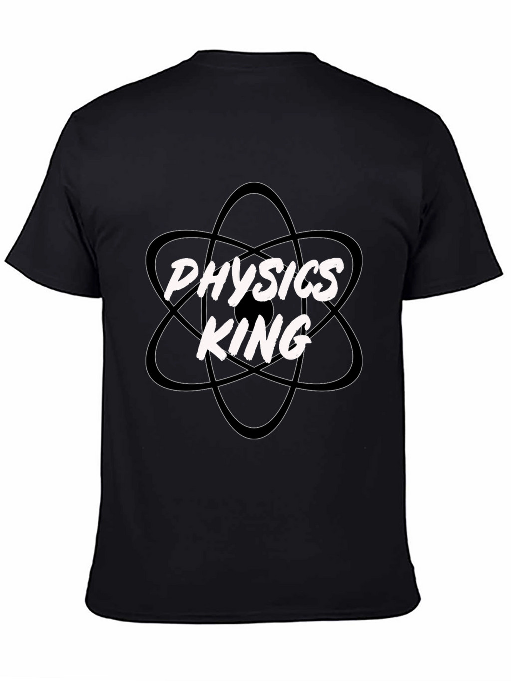 Physics King Black Cotton T-Shirt