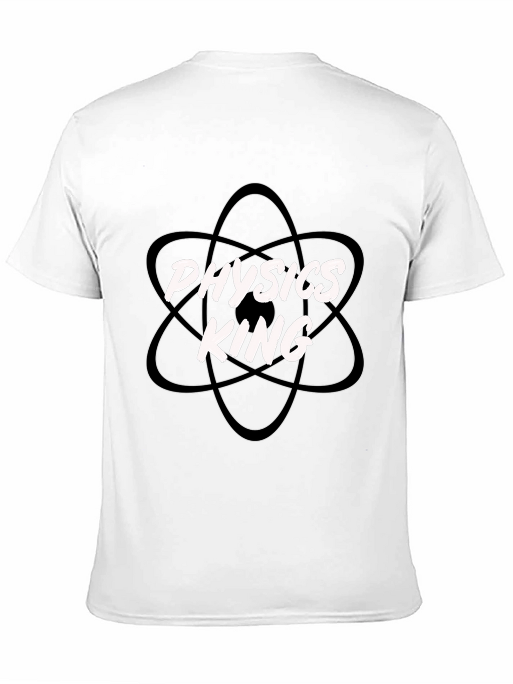 Physics King Black Cotton T-Shirt