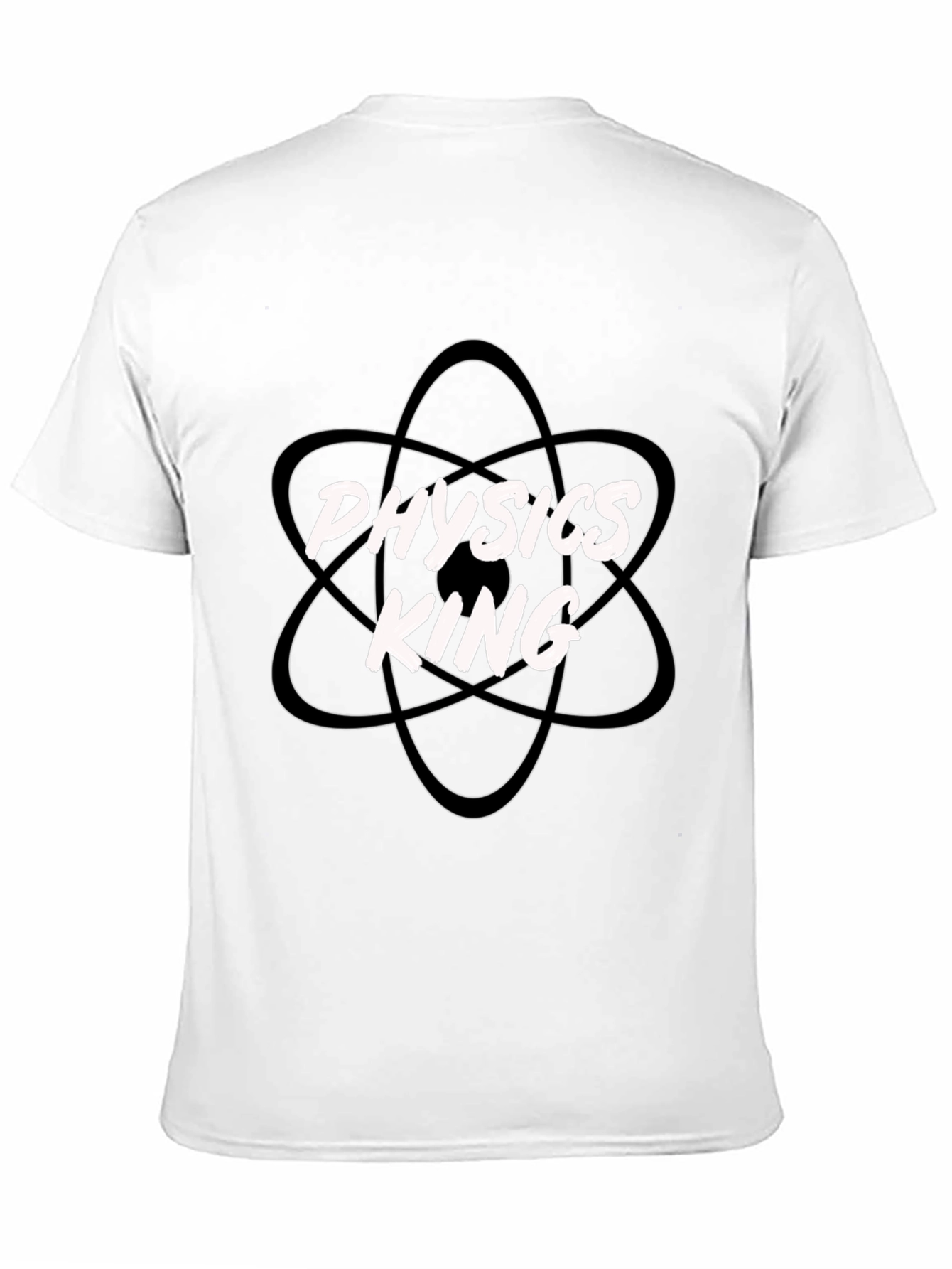 Physics King Black Cotton T-Shirt