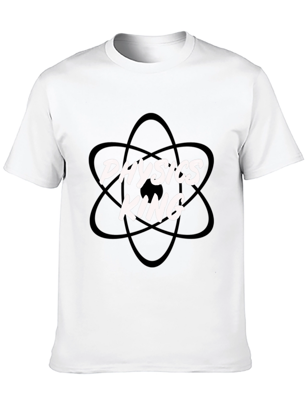 Physics King Black Cotton T-Shirt