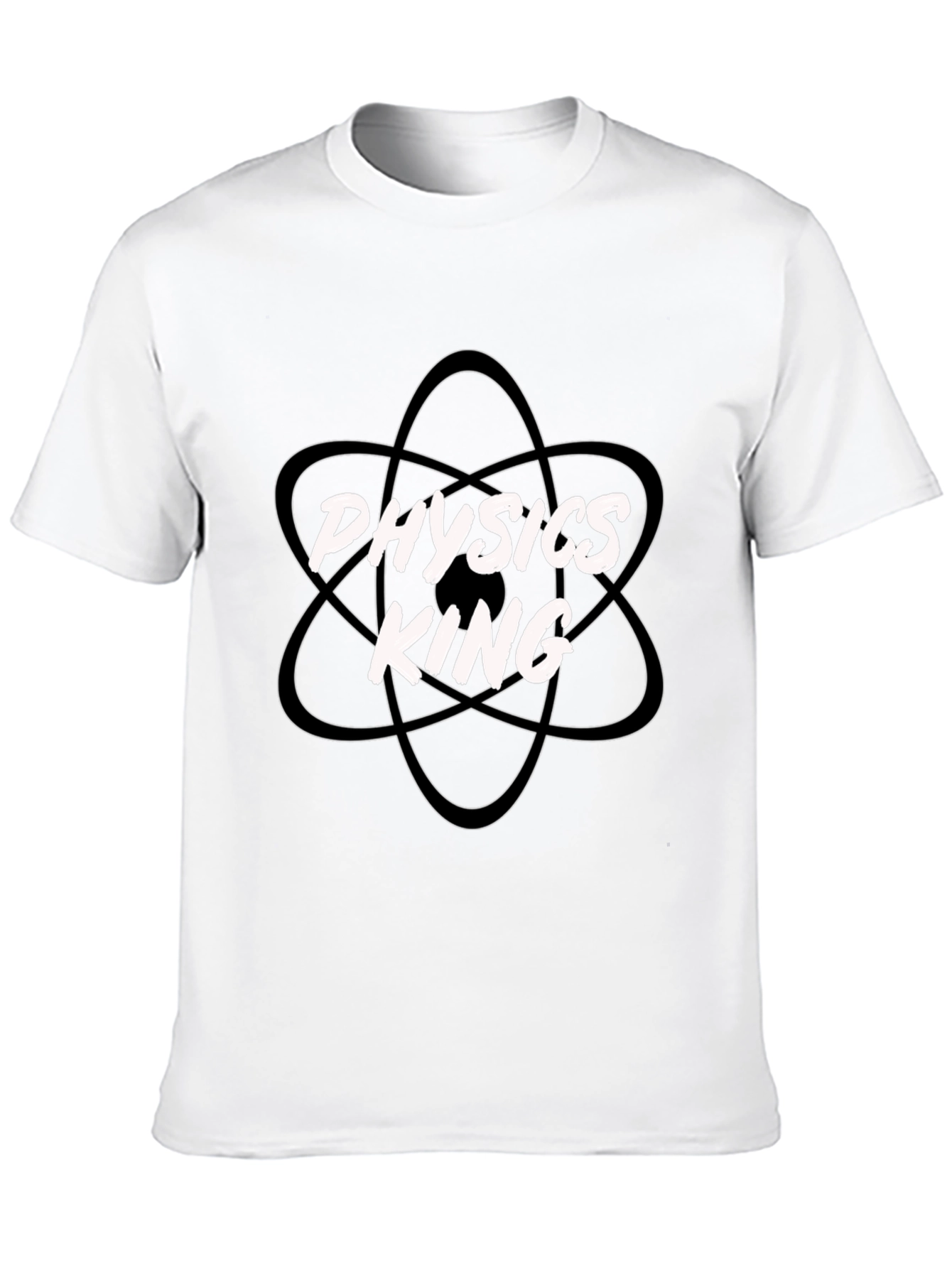 Physics King Black Cotton T-Shirt
