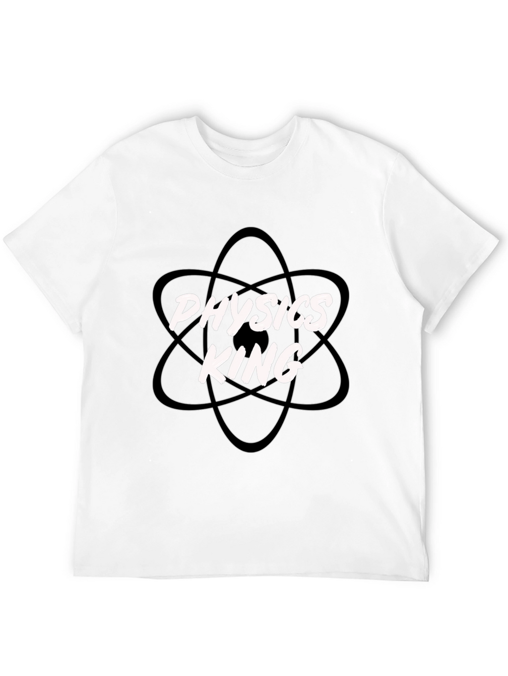 Physics King Black Cotton T-Shirt
