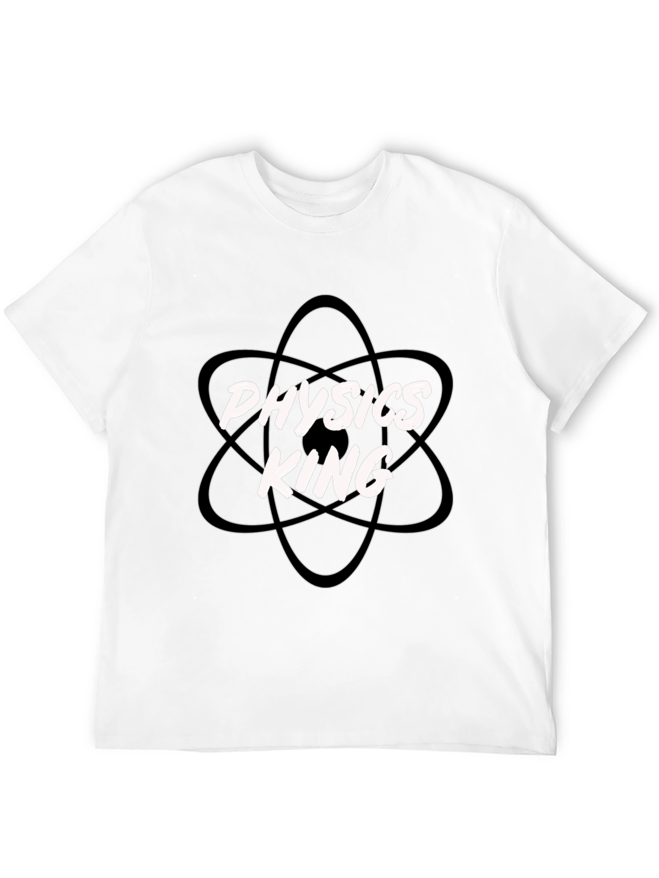 Physics King Black Cotton T-Shirt