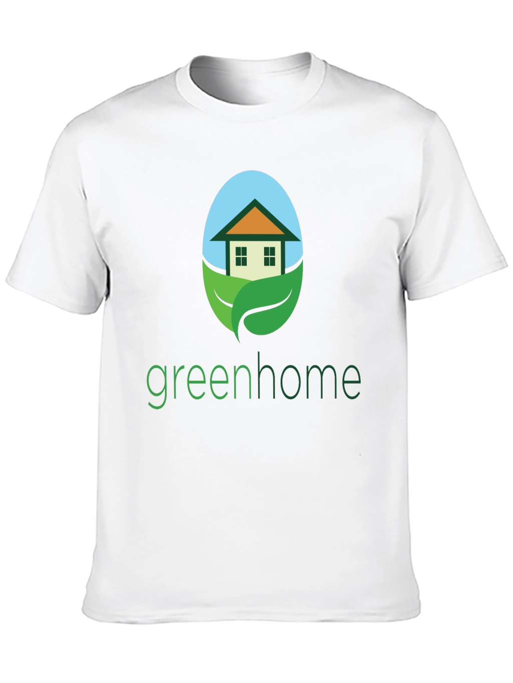 Green Home Graphic Tee - Eco-Friendly Design