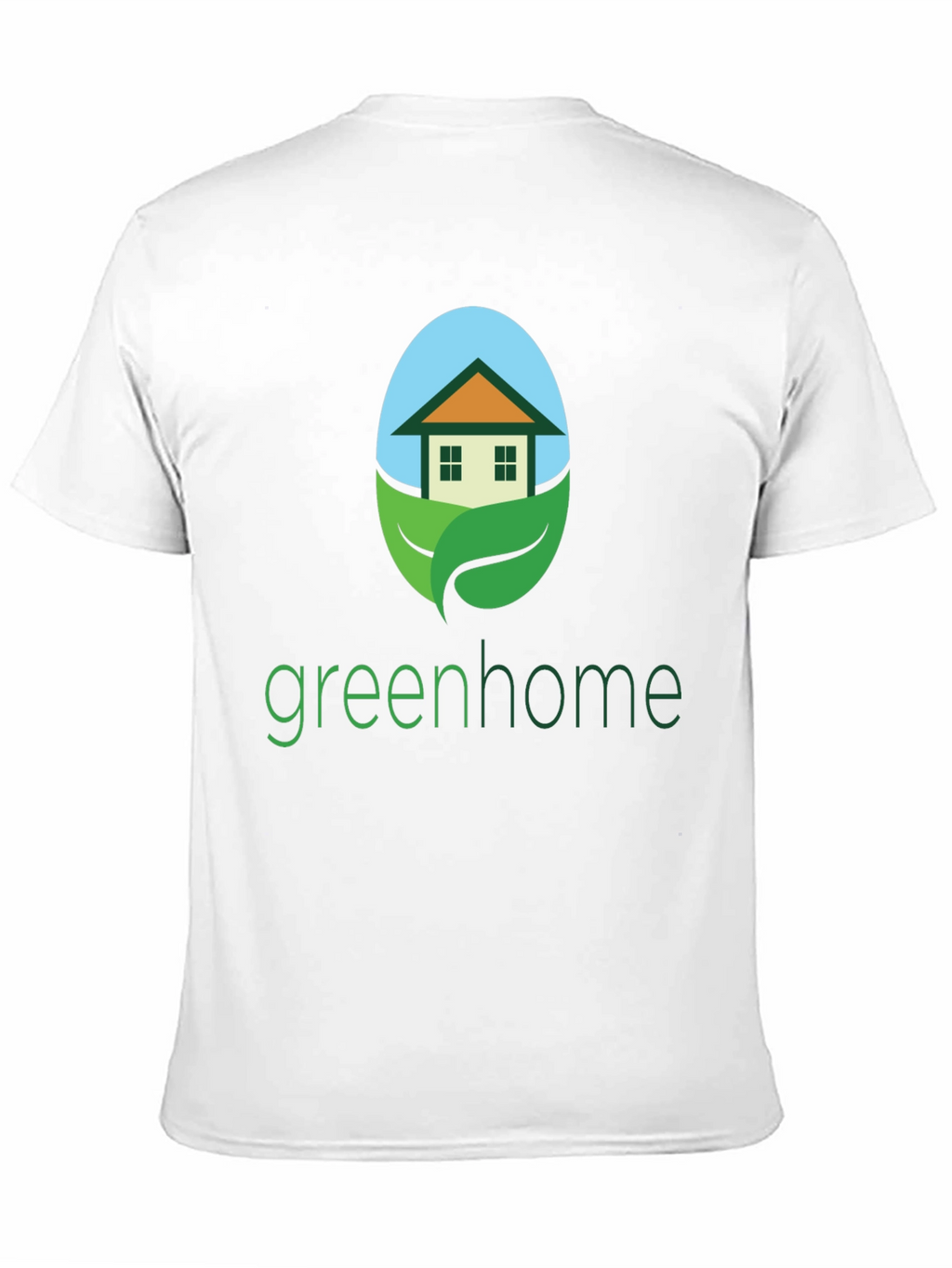 Green Home Graphic Tee - Eco-Friendly Design