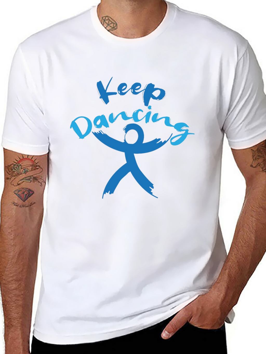 Keep Dancing Black Tee