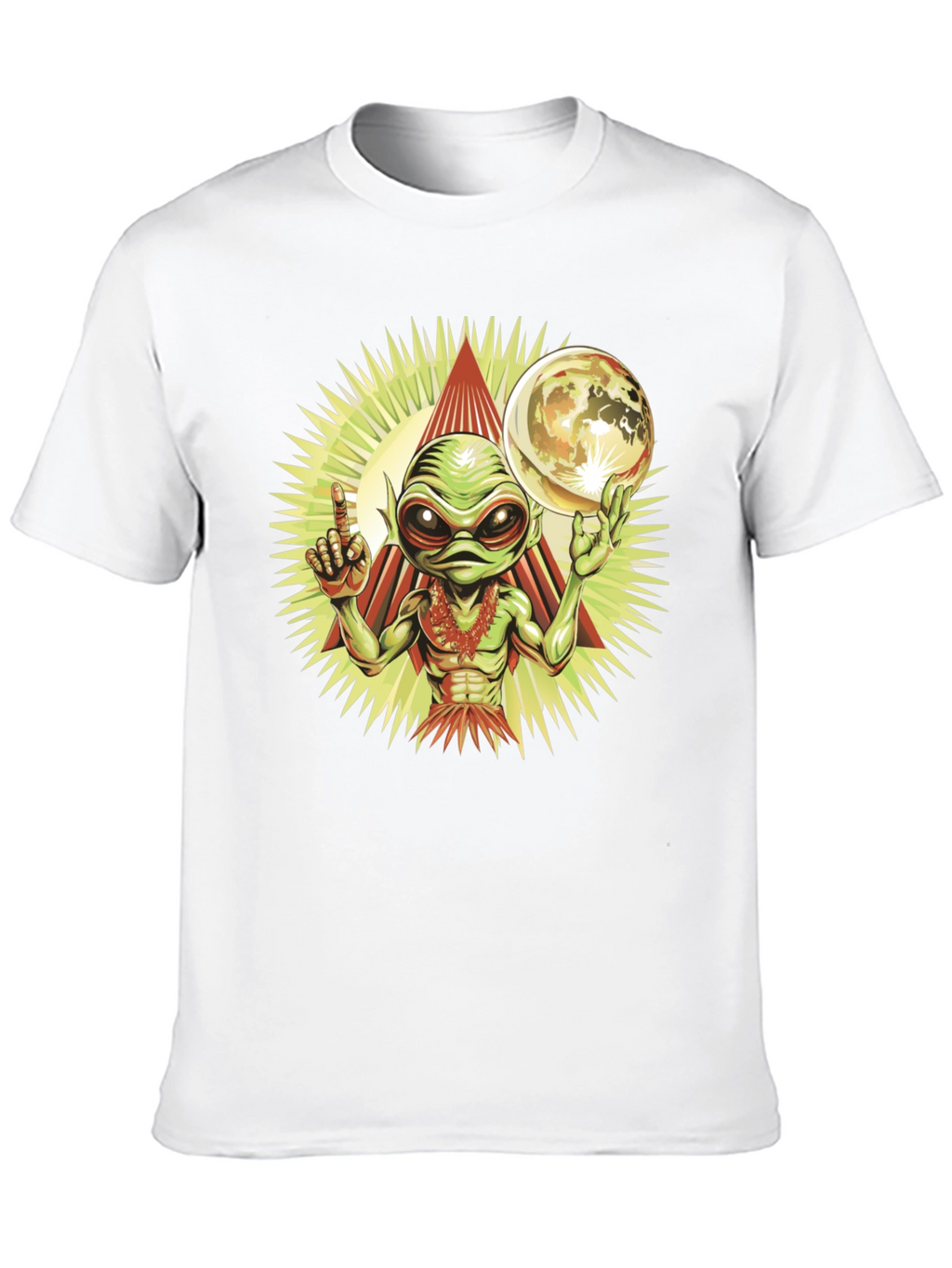 Alien Moon T-Shirt - Cosmic Design
