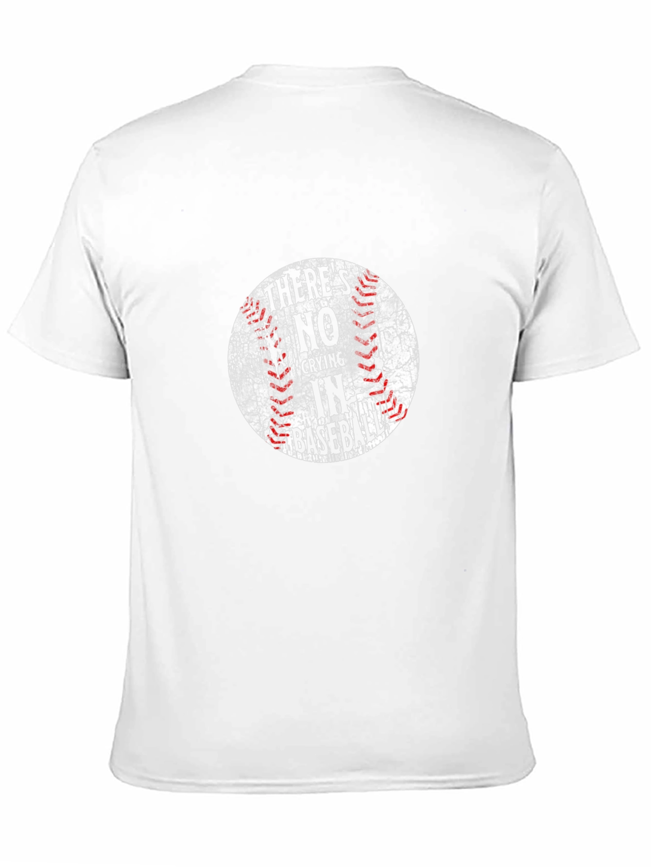 Theres No Crying in Baseball Black T-Shirt
