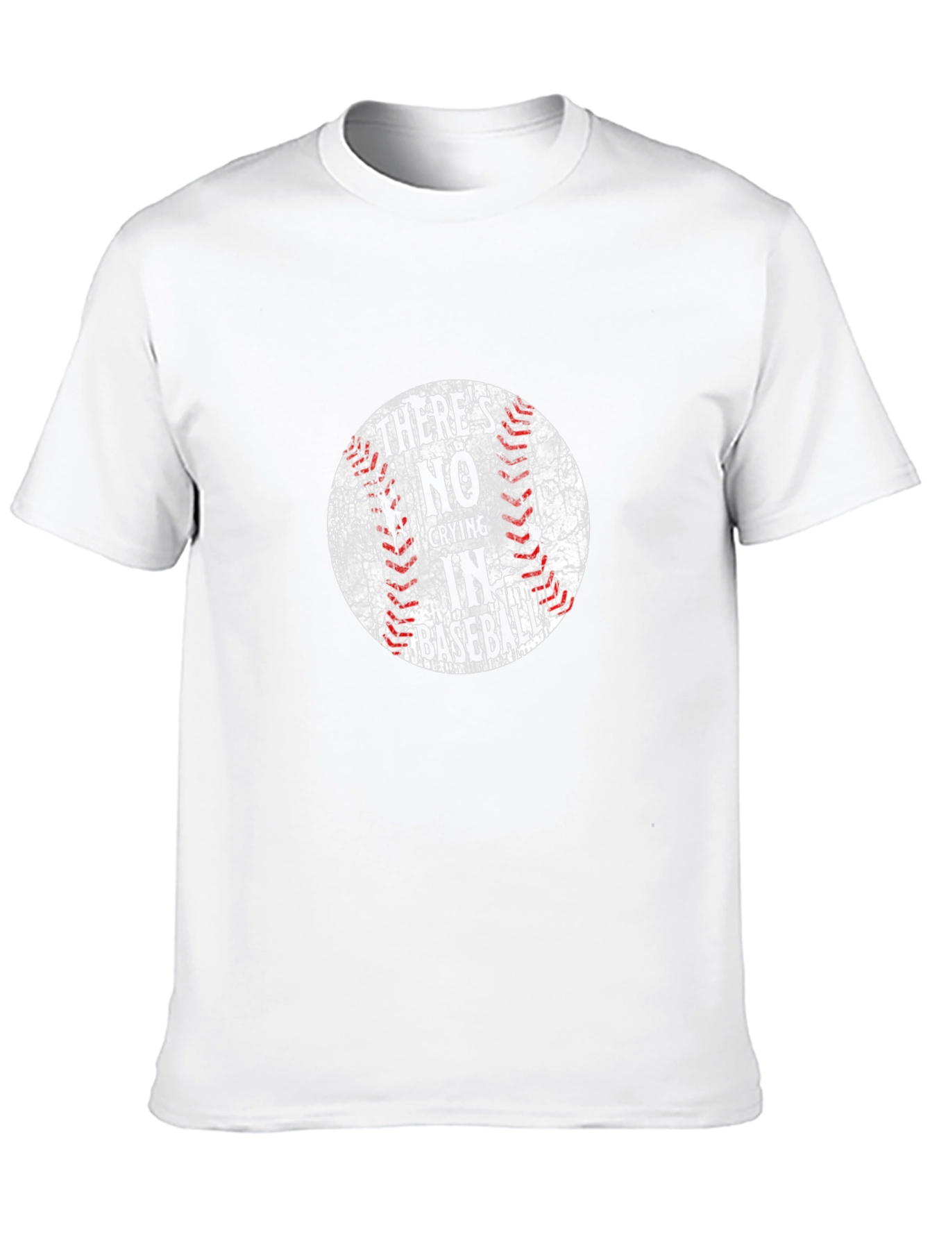 Theres No Crying in Baseball Black T-Shirt