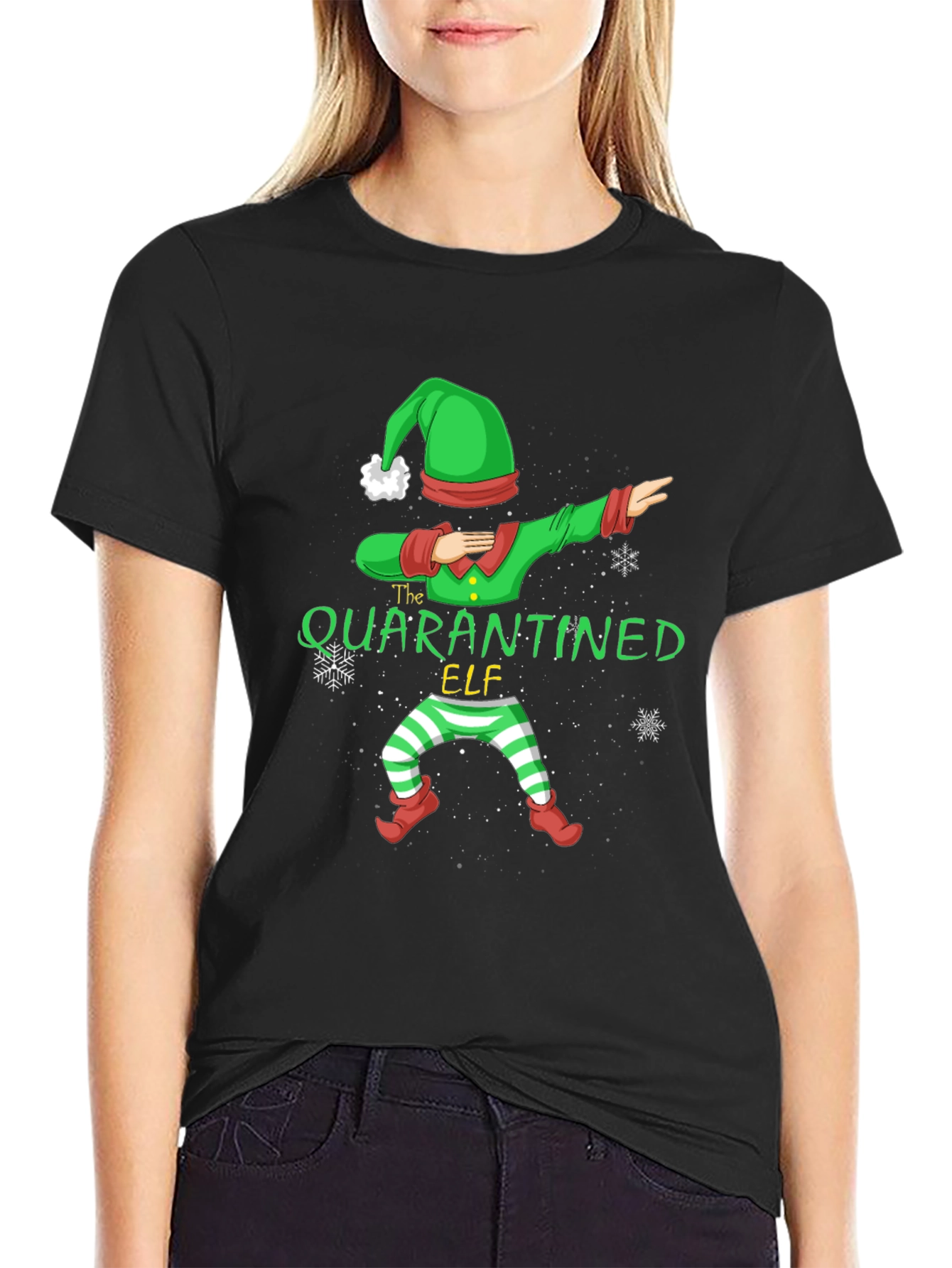 Quarantined Elf Graphic Tee