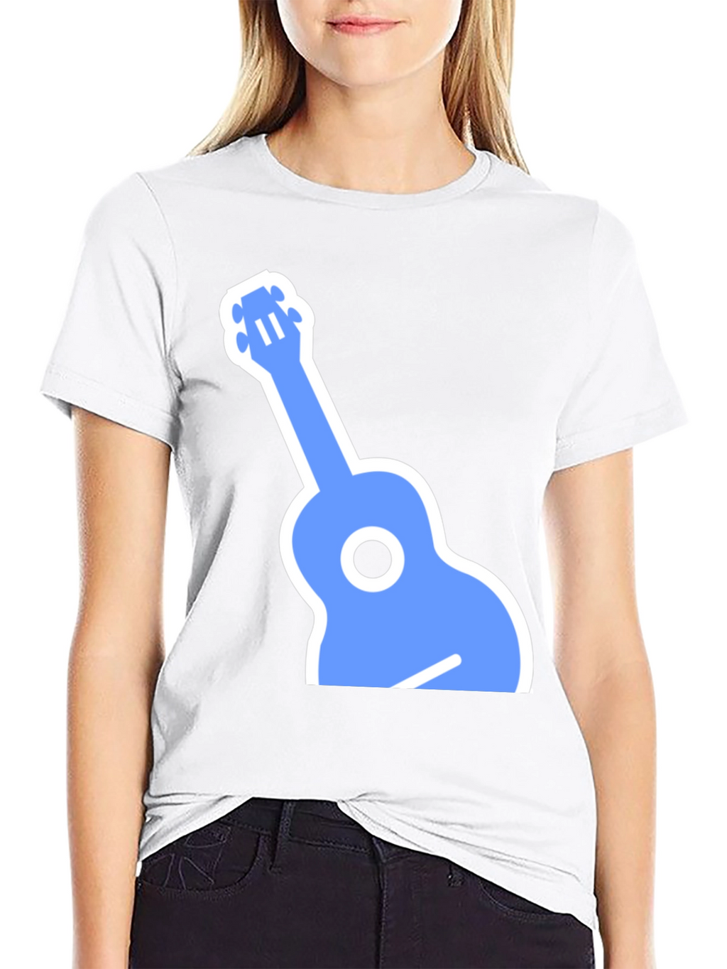 Cool Blue Ukulele Graphic Tee