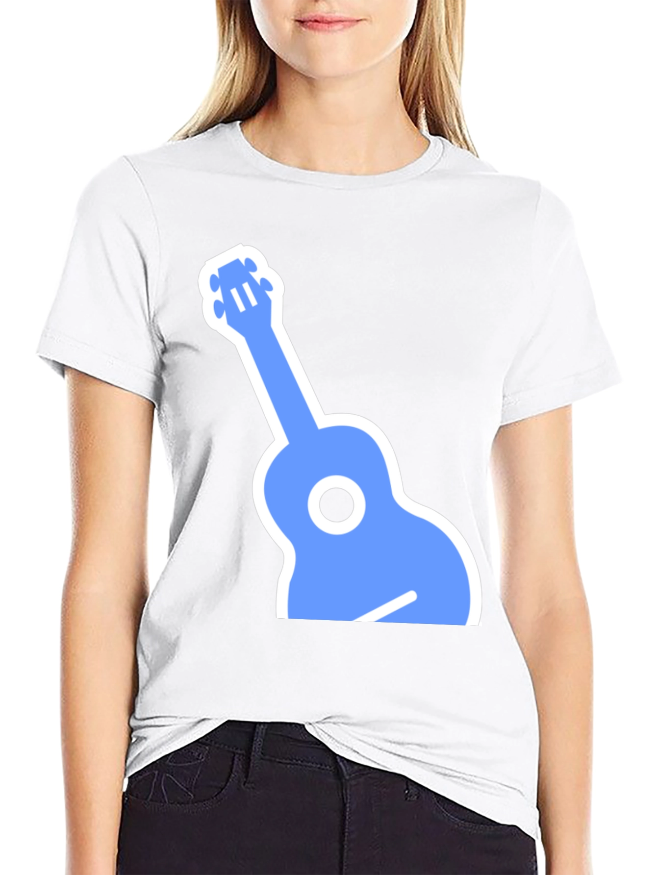 Cool Blue Ukulele Graphic Tee