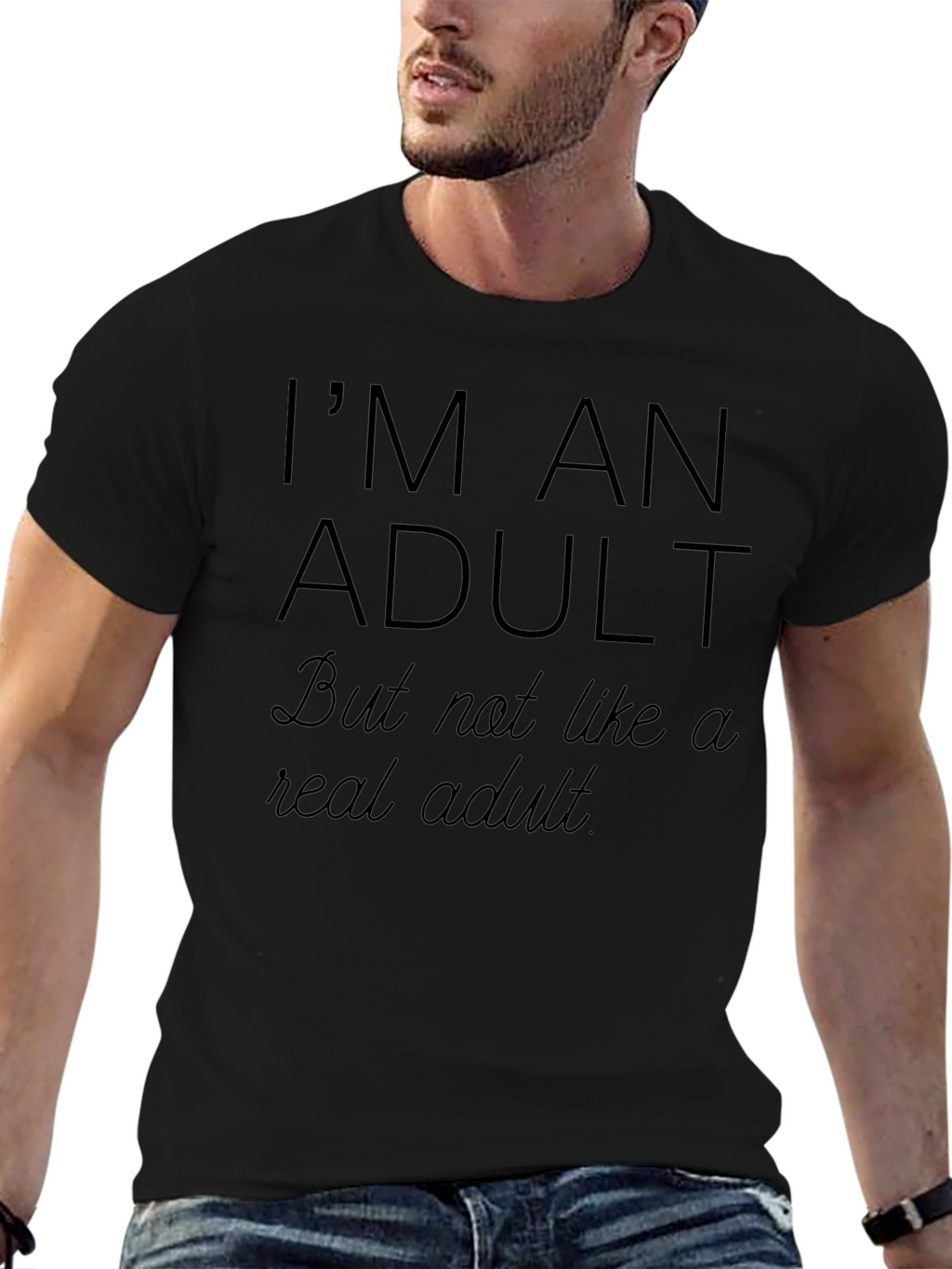 Im An Adult Funny Graphic T-Shirt