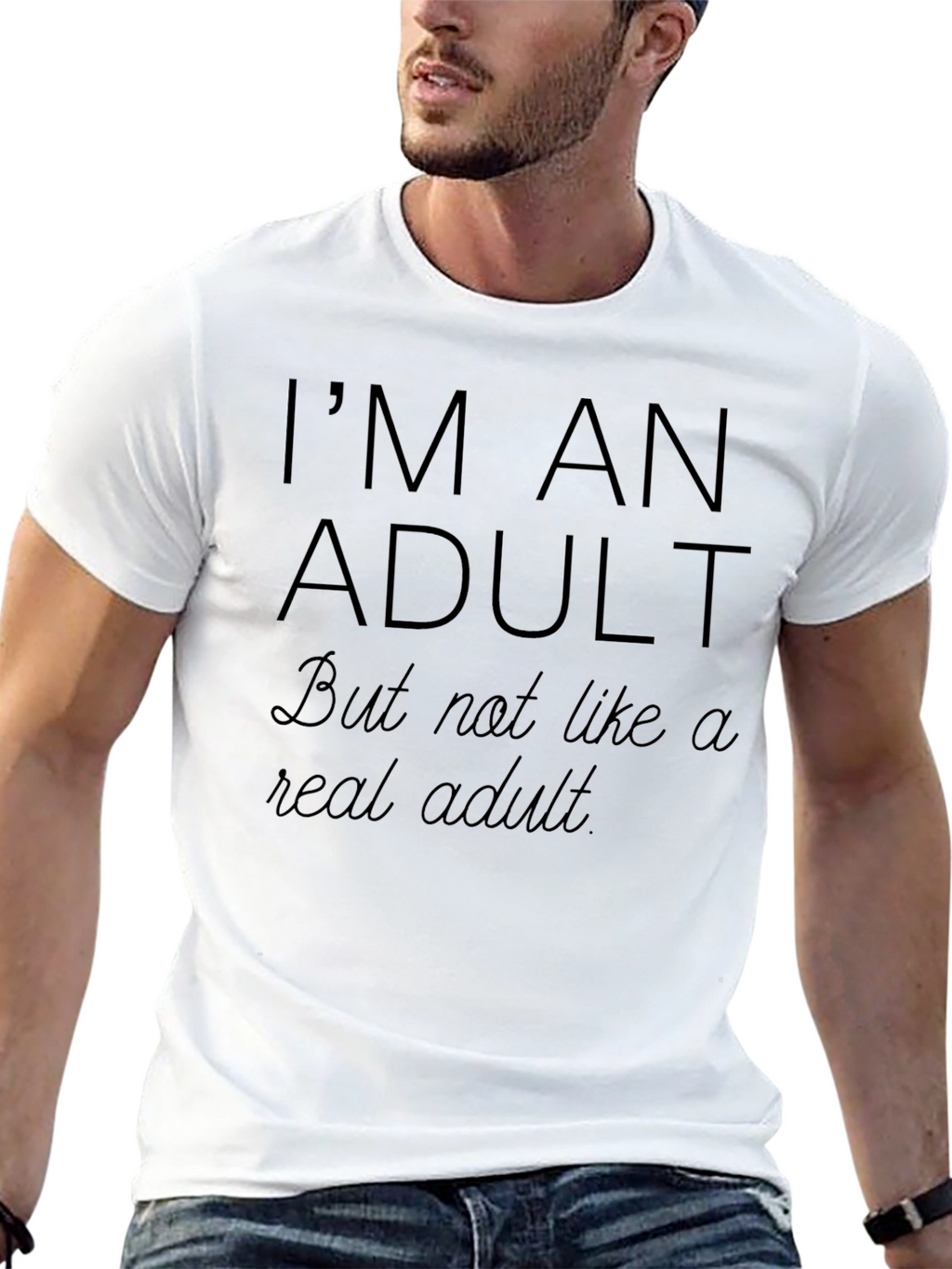 Im An Adult Funny Graphic T-Shirt