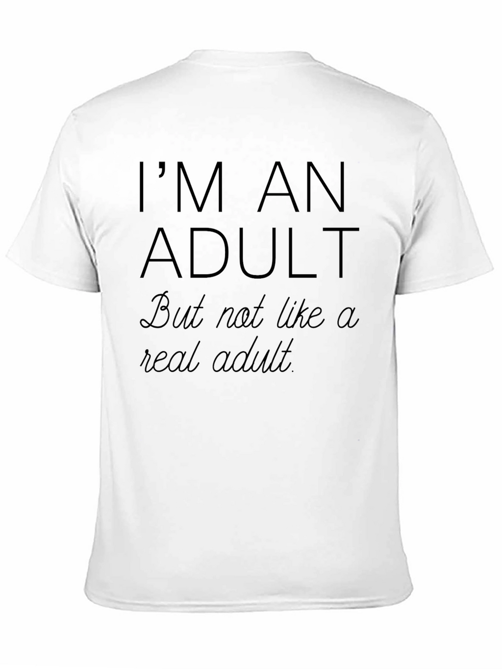 Im An Adult Funny Graphic T-Shirt