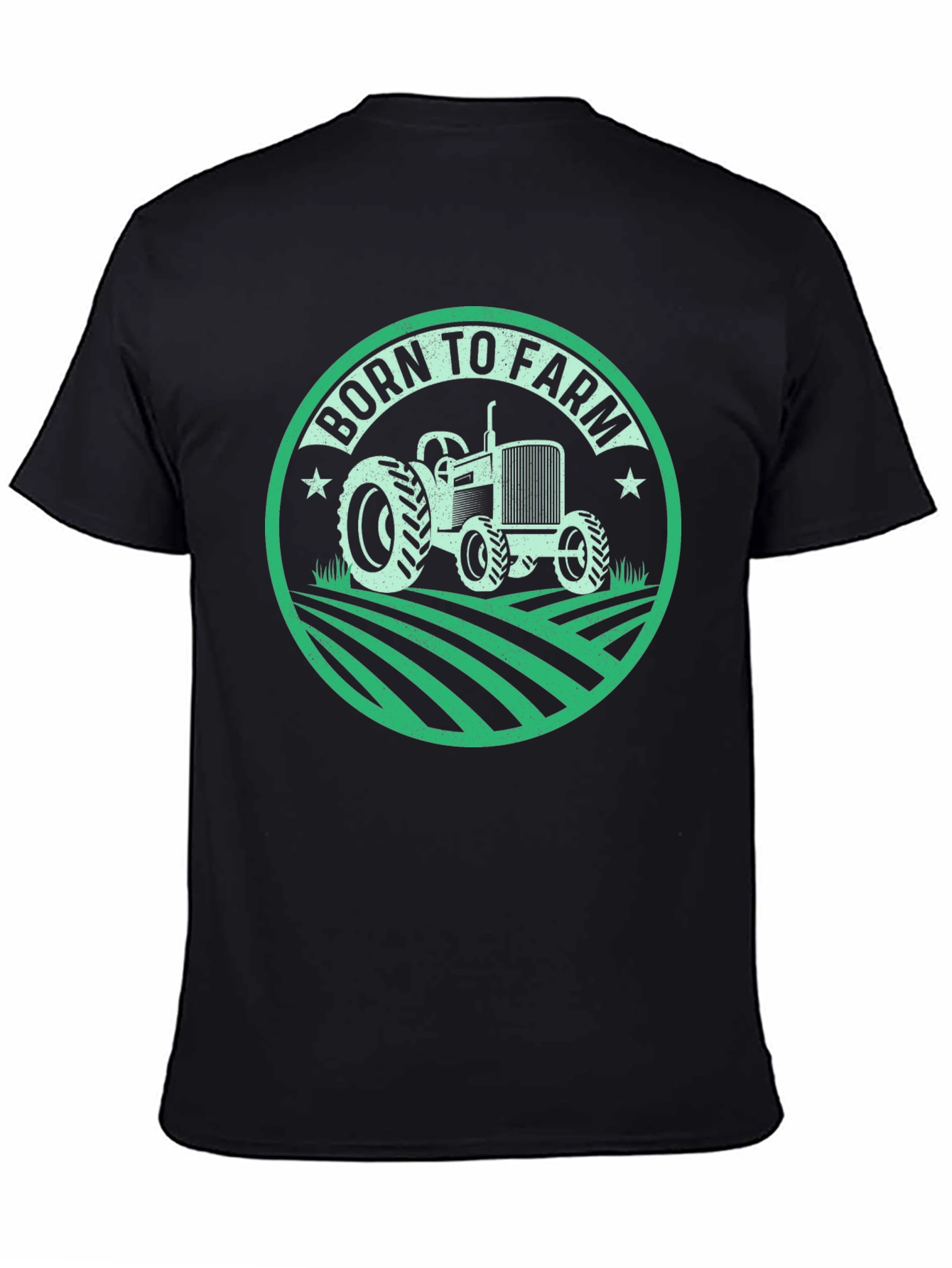 Born to Farm Graphic Tee - Tractor Design
