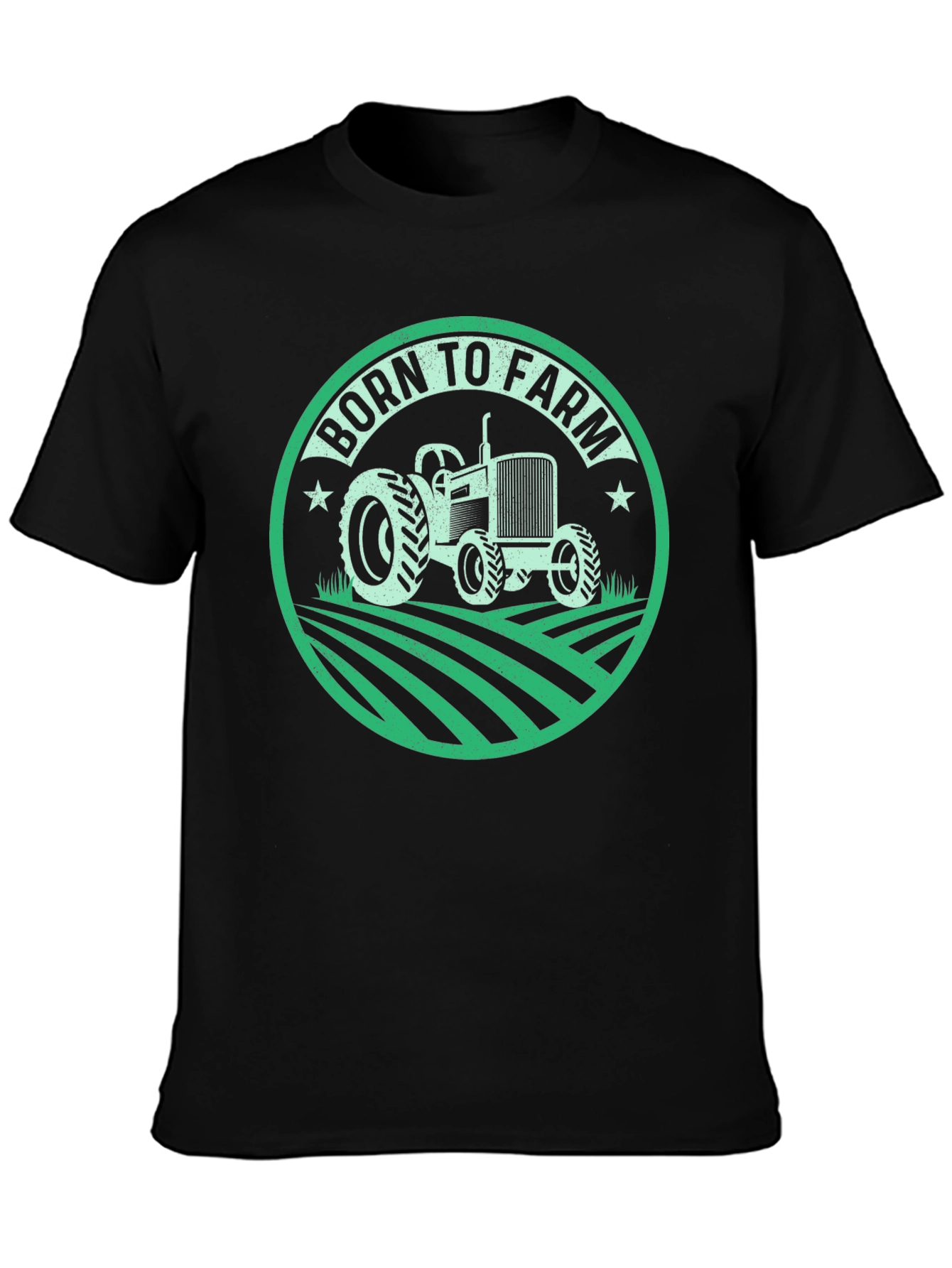 Born to Farm Graphic Tee - Tractor Design
