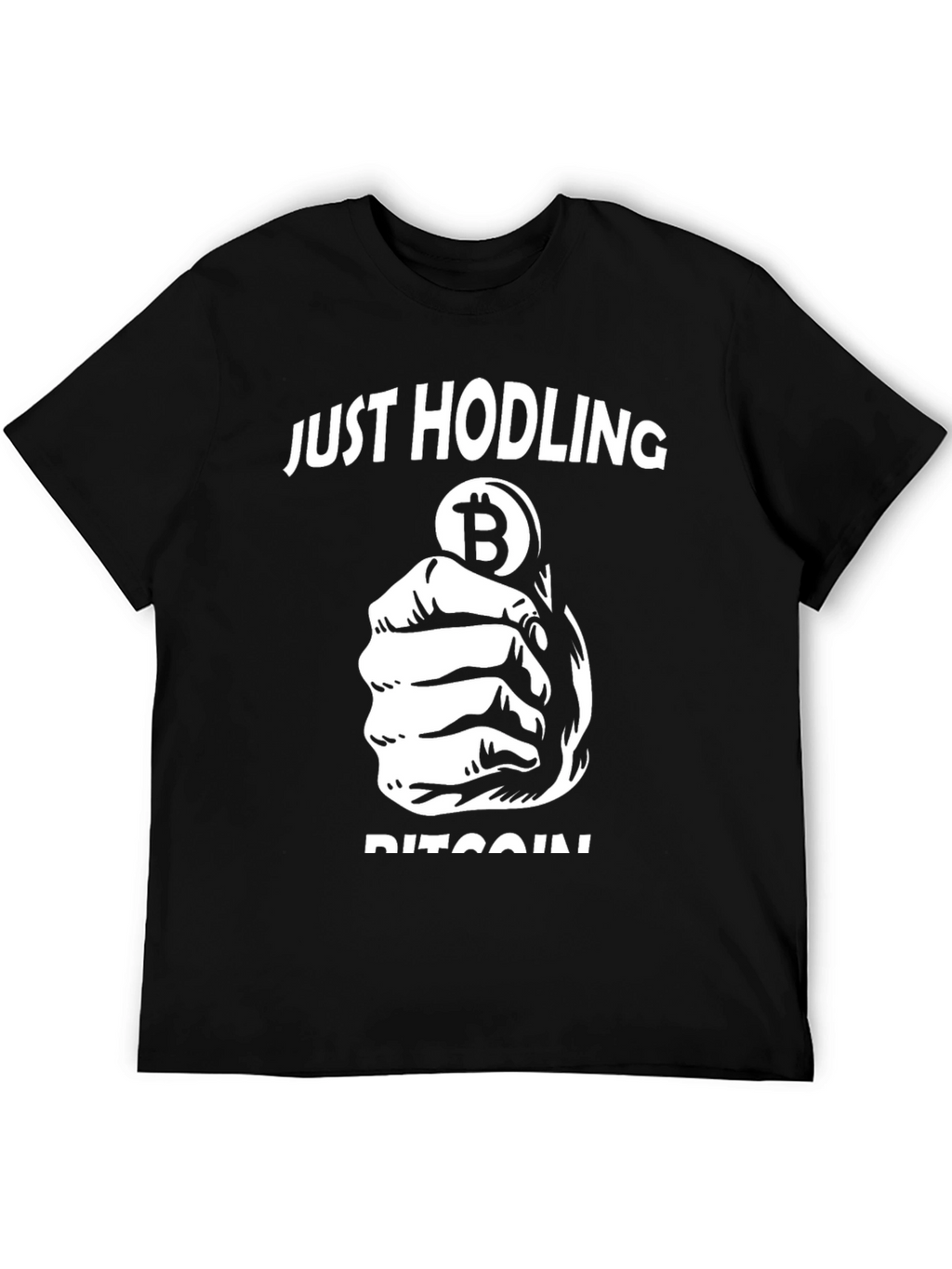 Just Hodling Bitcoin Crypto T-Shirt