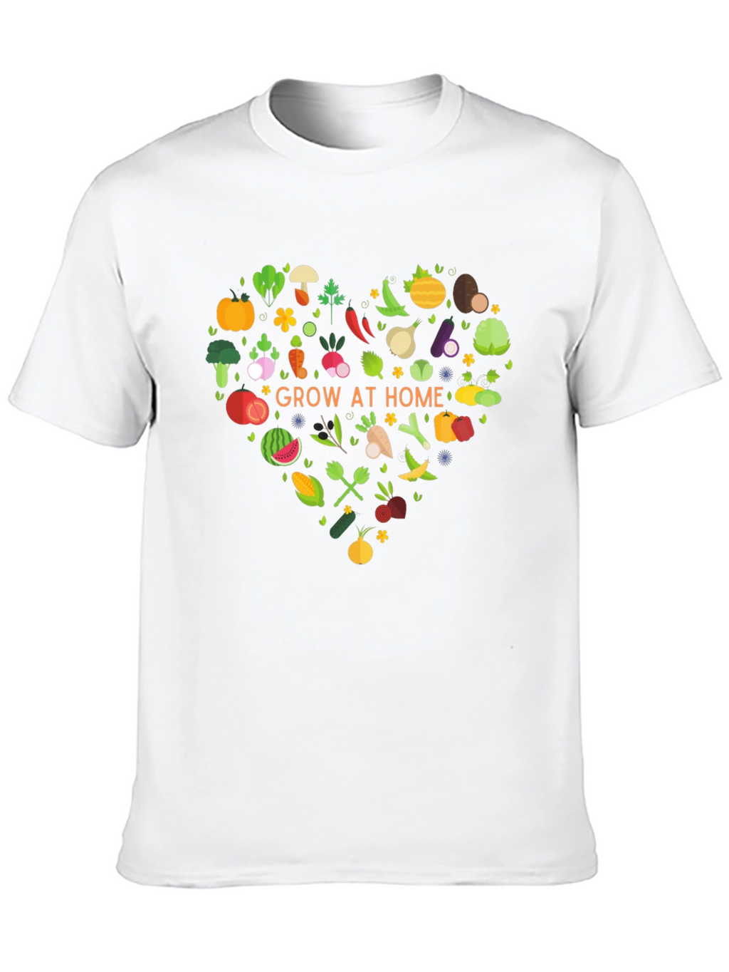 Grow at Home Heart Graphic Tee